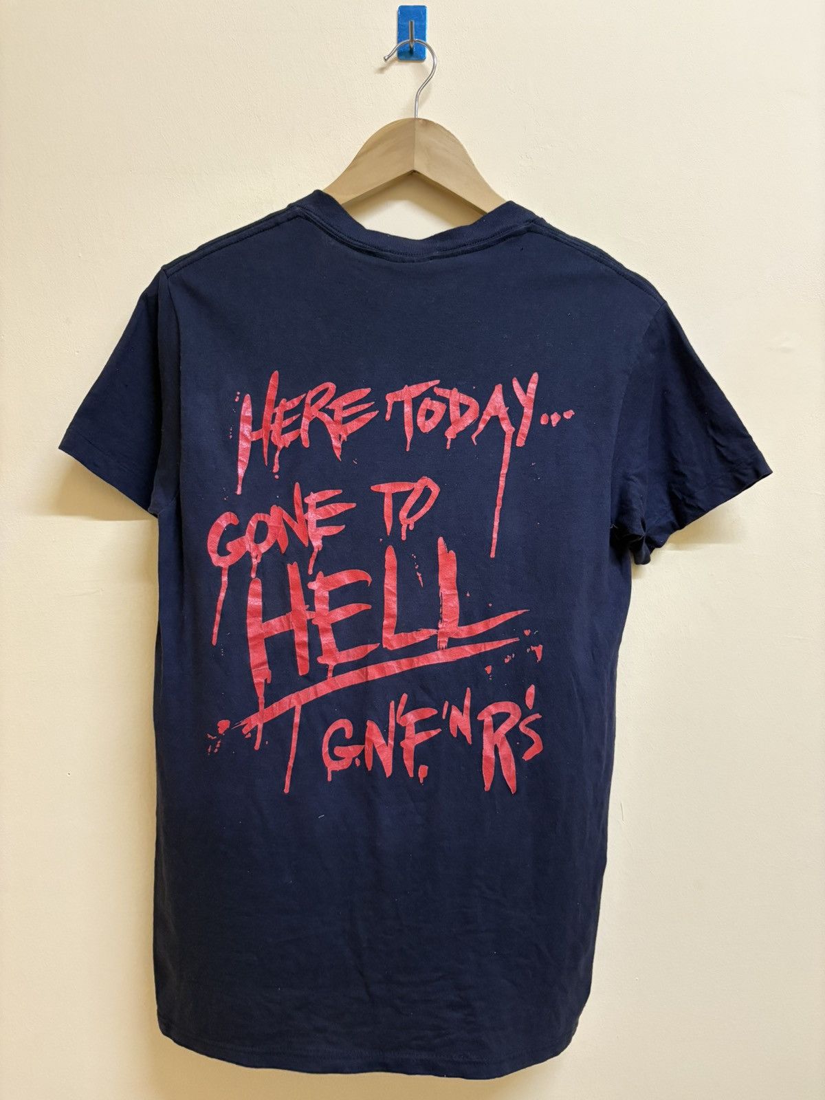 Band Tees Vintage 1991 Guns N Roses Band Here Today Gone To Hell Size US M / EU 48-50 / 2 - 2 Thumbnail