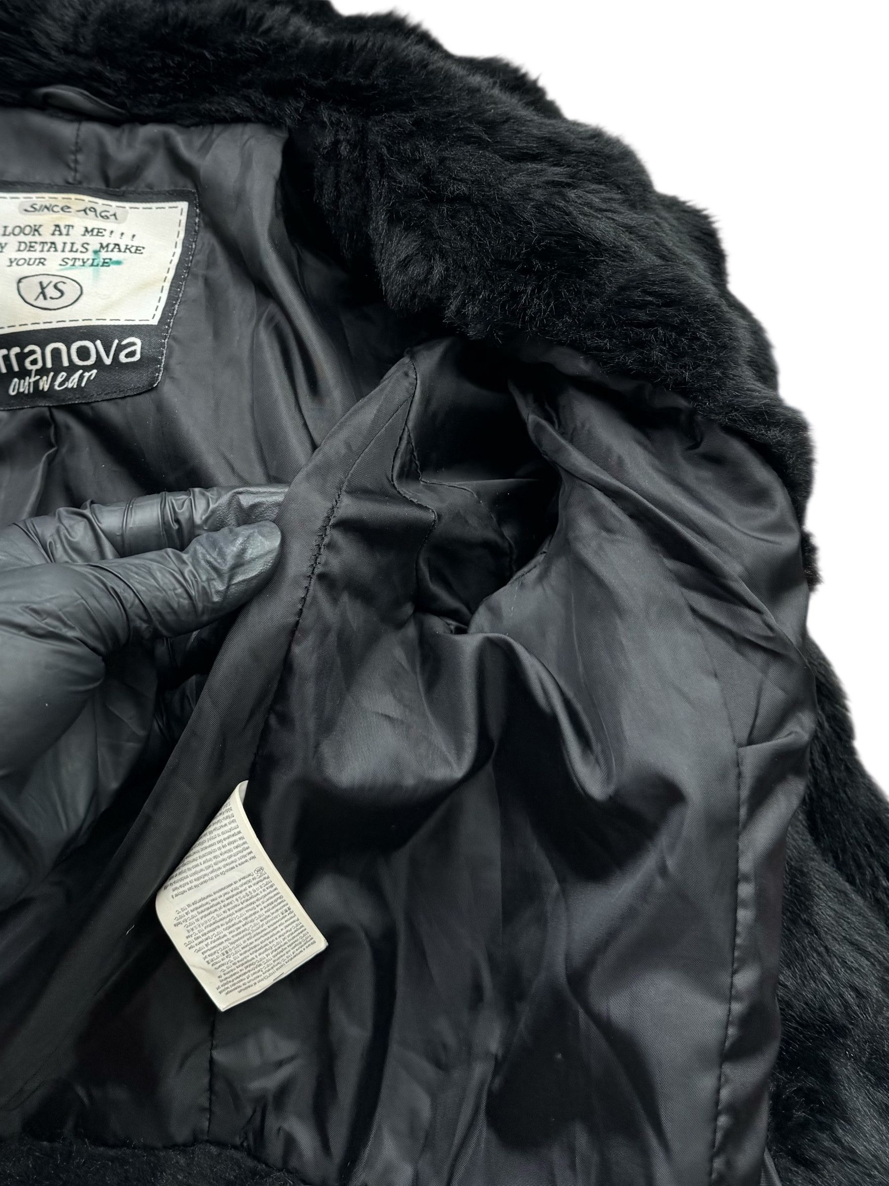 Japanese Brand Y2K Cropped Faux Fur Jacket(V159) Size XS / US 0-2 / IT 36-38 - 5 Thumbnail