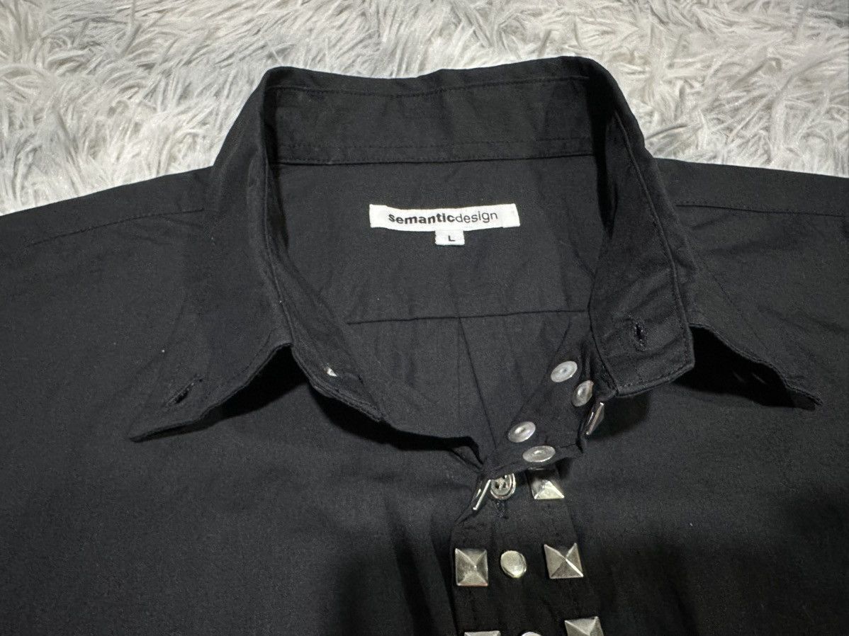 semanticdesign 🔥Rare Y2K Semantic Design Studded Shirt Button Ups Size US L / EU 52-54 / 3 - 9 Thumbnail