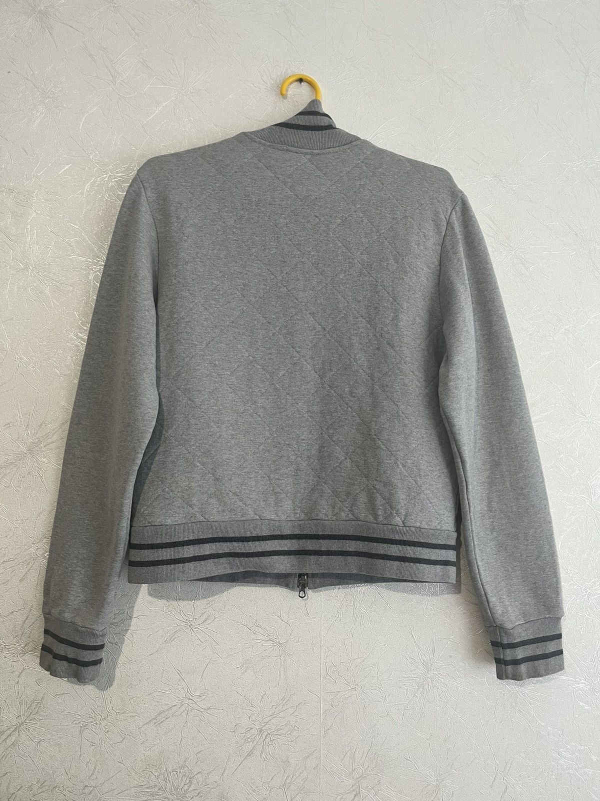 Iceberg ICEBERG Quilted Zip Jacket “Ice B/Iceberg”Grey Made in Italy Size US M / EU 48-50 / 2 - 7 Thumbnail
