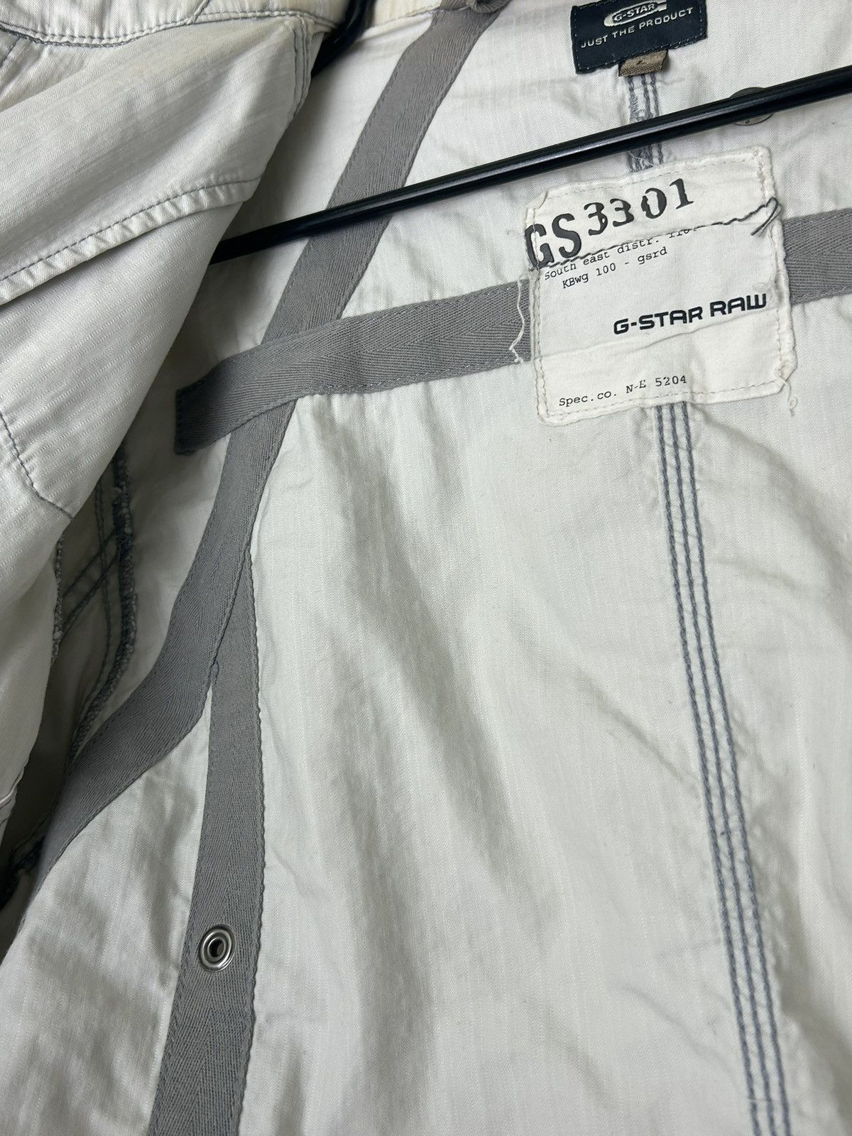 G-Star G Star Raw 3301 Cargo Jacket Size US L / EU 52-54 / 3 - 14 Thumbnail