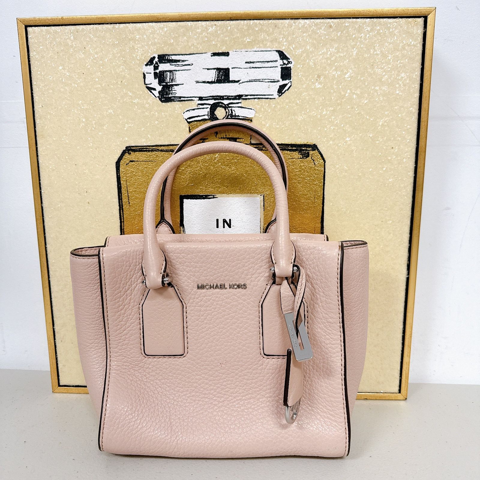 Michael Kors Michael Kors 30H5SEYM2L Selby Medium Top Zip Leather Bag Size ONE SIZE - 1 Thumbnail