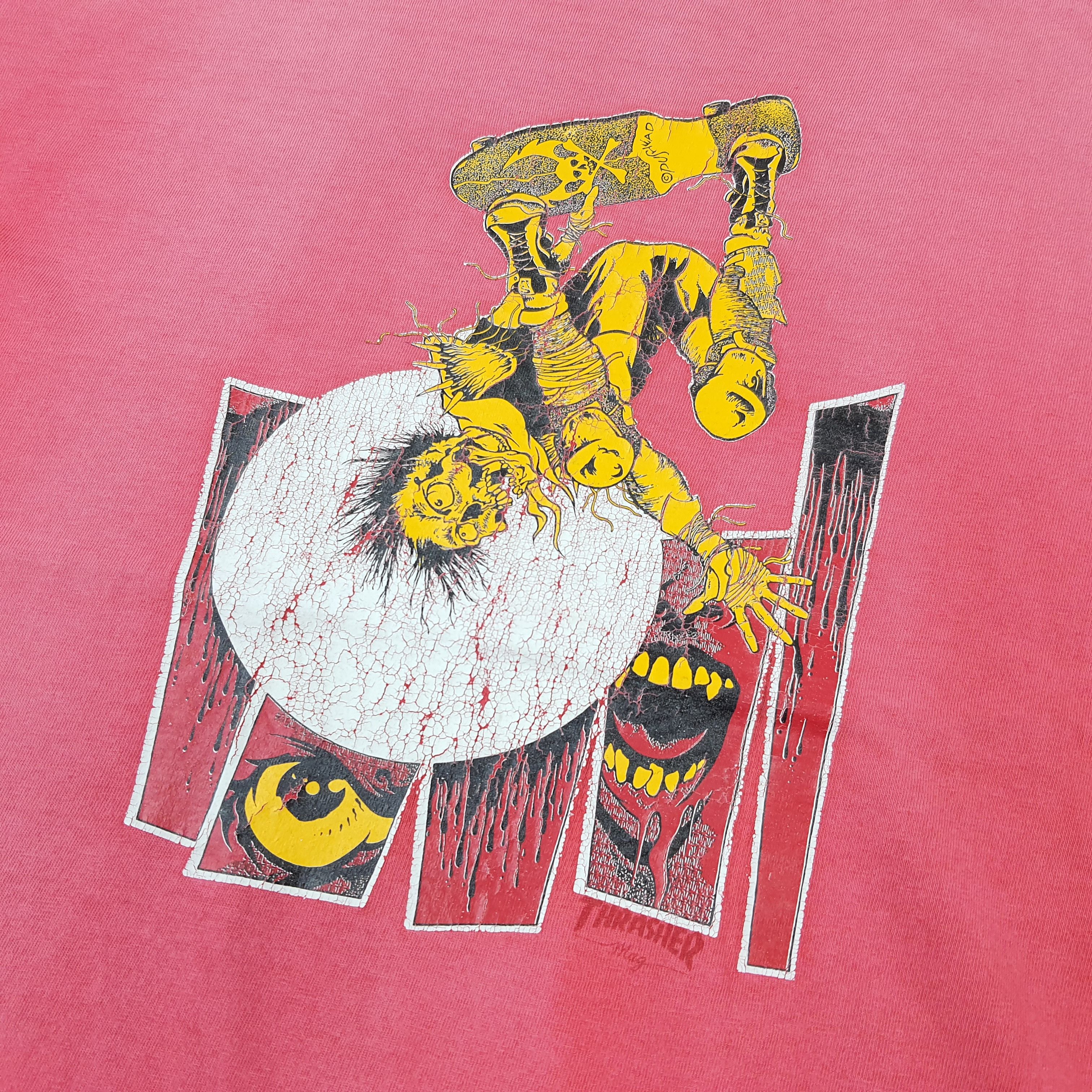 Thrasher × Vintage Vintage Thrasher Magazine Skateboards Tshirt Size US L / EU 52-54 / 3 - 2 Thumbnail