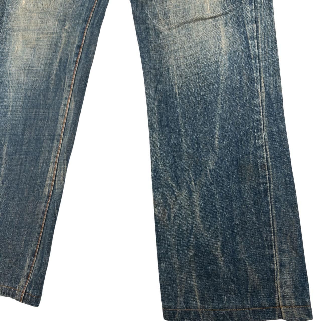 Other Vintage Oniarai Embroidered Devil Japanese Denim Jeans W31 Size US 31 - 7 Thumbnail
