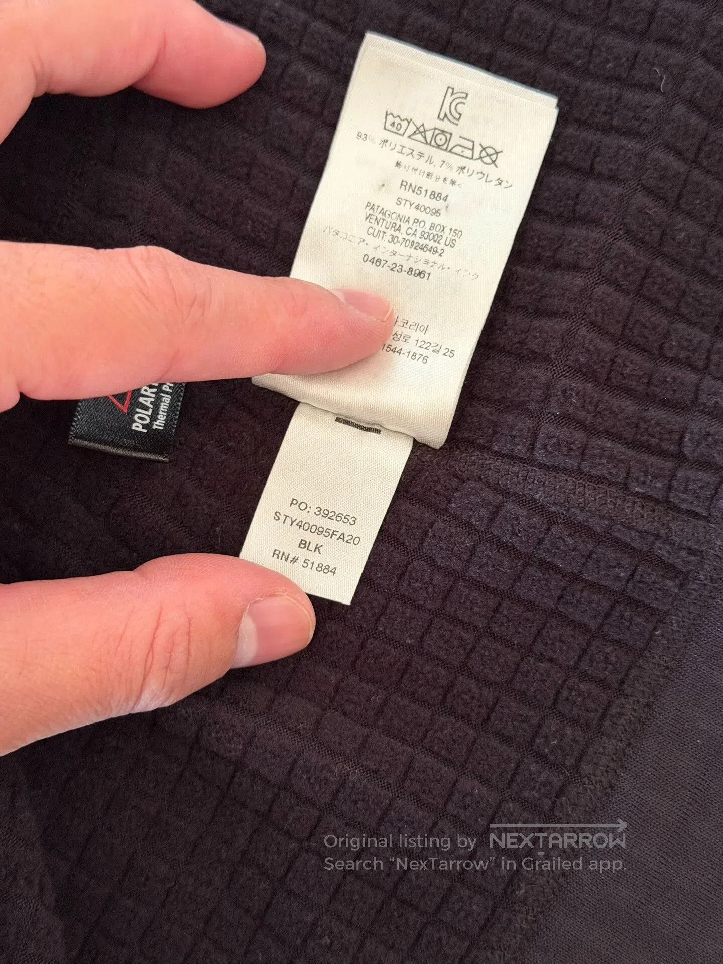 Patagonia Patagonia R1 Hooded Fleece Jacket Black. Size M / US 6-8 / IT 42-44 - 9 Thumbnail