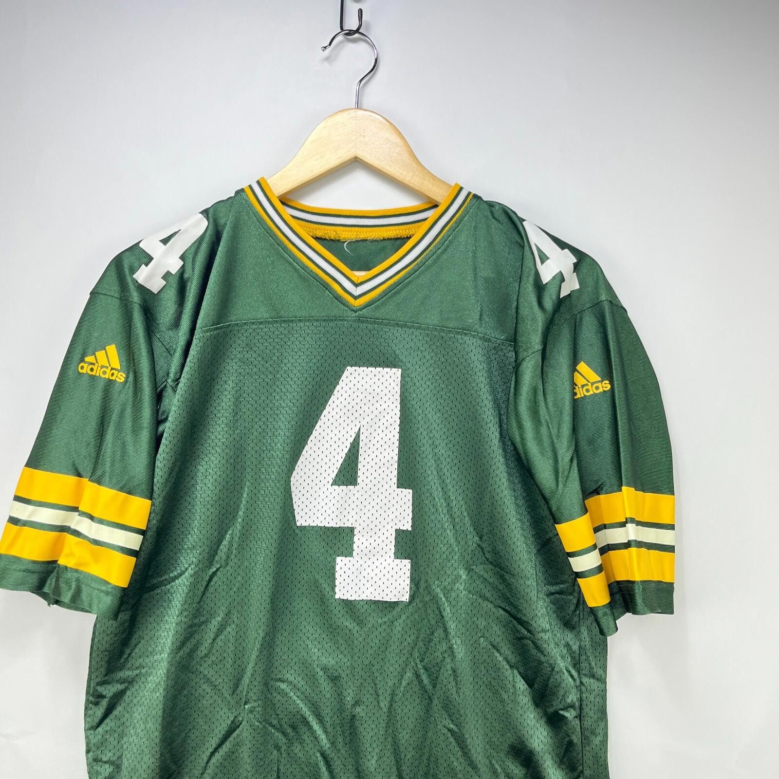 Adidas Vintage Green Bay Packers Adidas Jersey Favre #4 Youth XL Size ONE SIZE - 2 Thumbnail