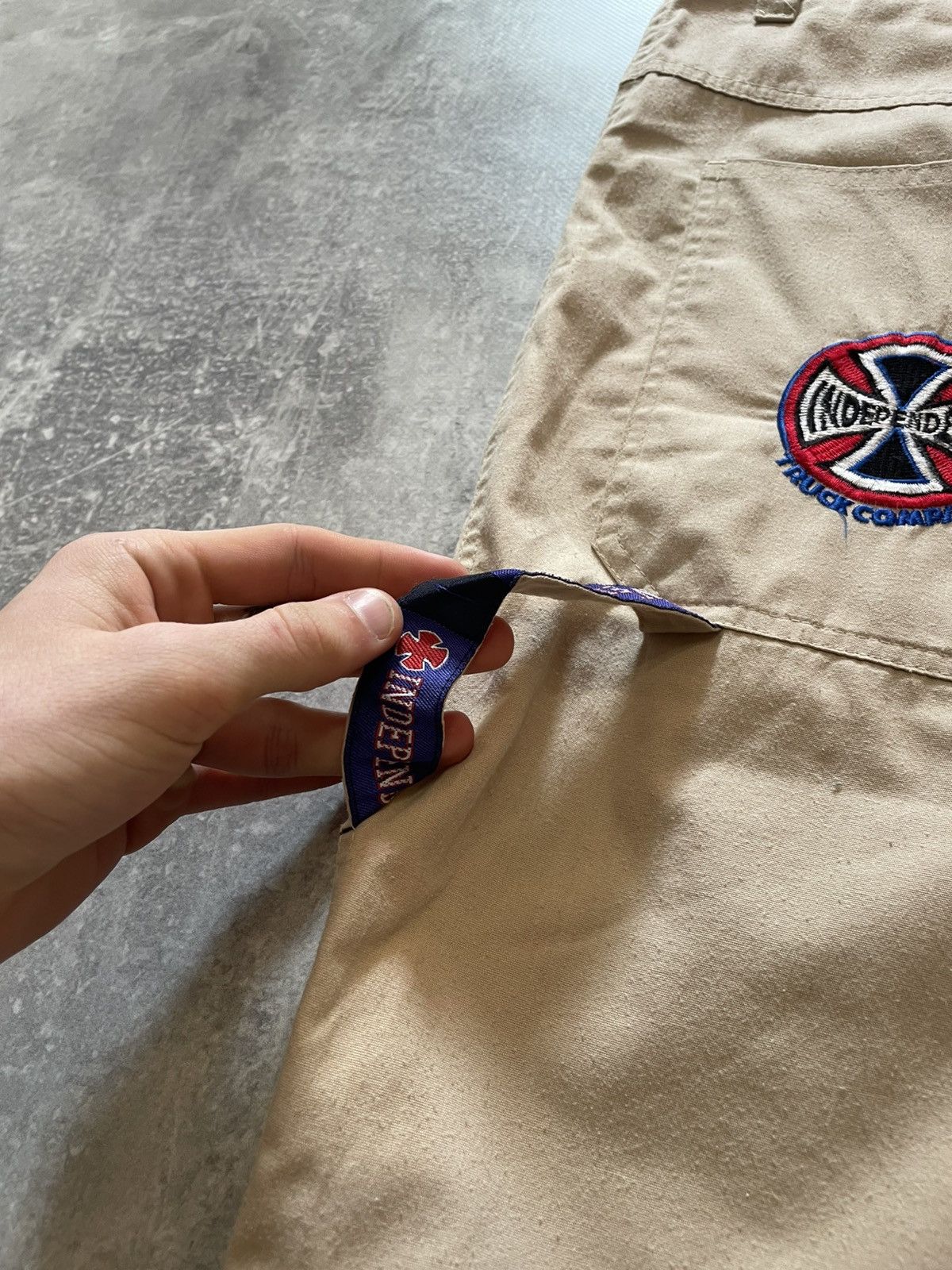 Independent Trading Co. × Independent Truck Co. × Vintage Vintage Independent Skateboarding Carpenter Rap Shorts 90s Size US 34 / EU 50 - 15 Thumbnail