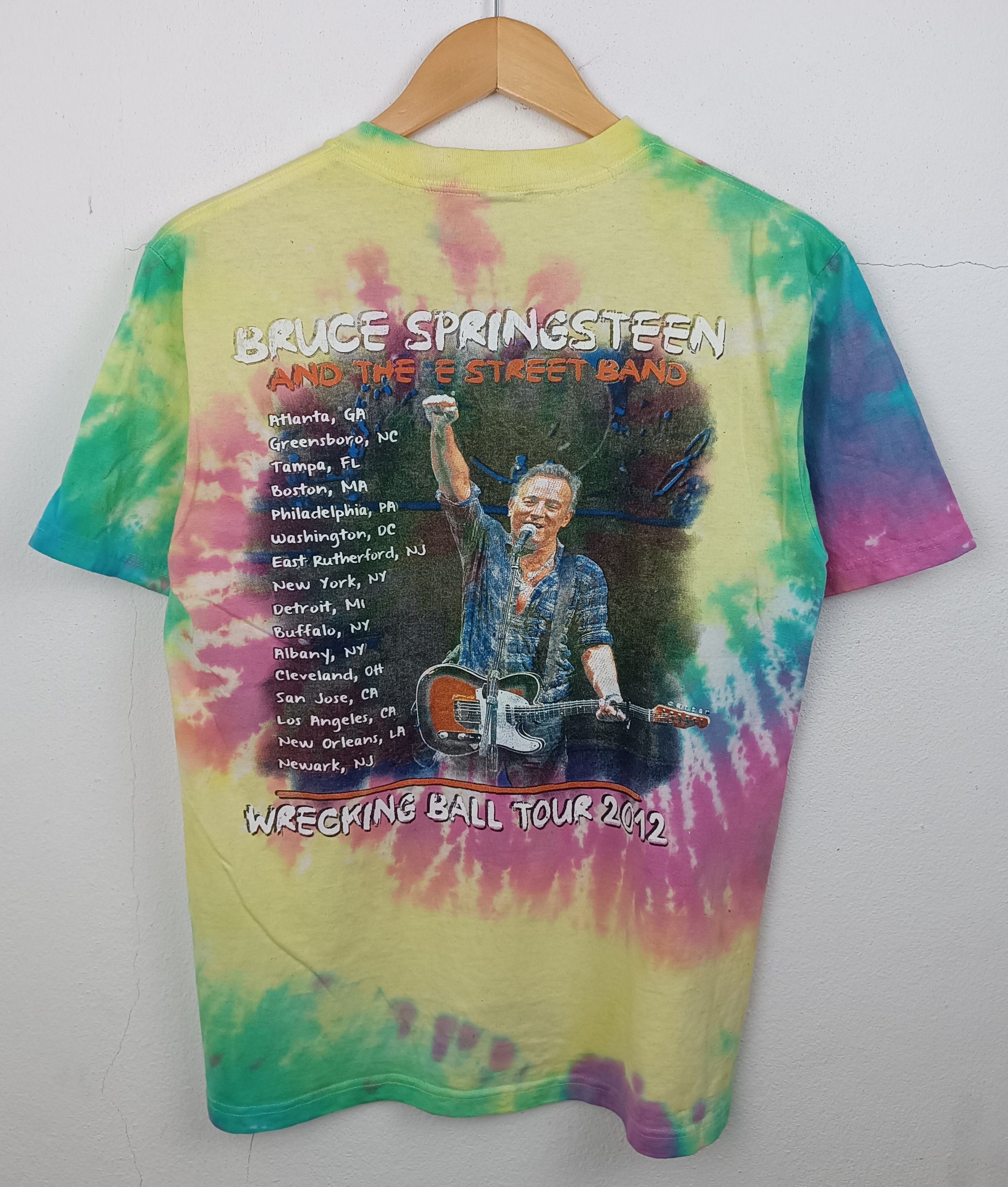 Band Tees VINTAGE 2012 BRUCE SPRINGSTEEN & E STREET BAND WRECKING BALL Size US M / EU 48-50 / 2 - 4 Thumbnail