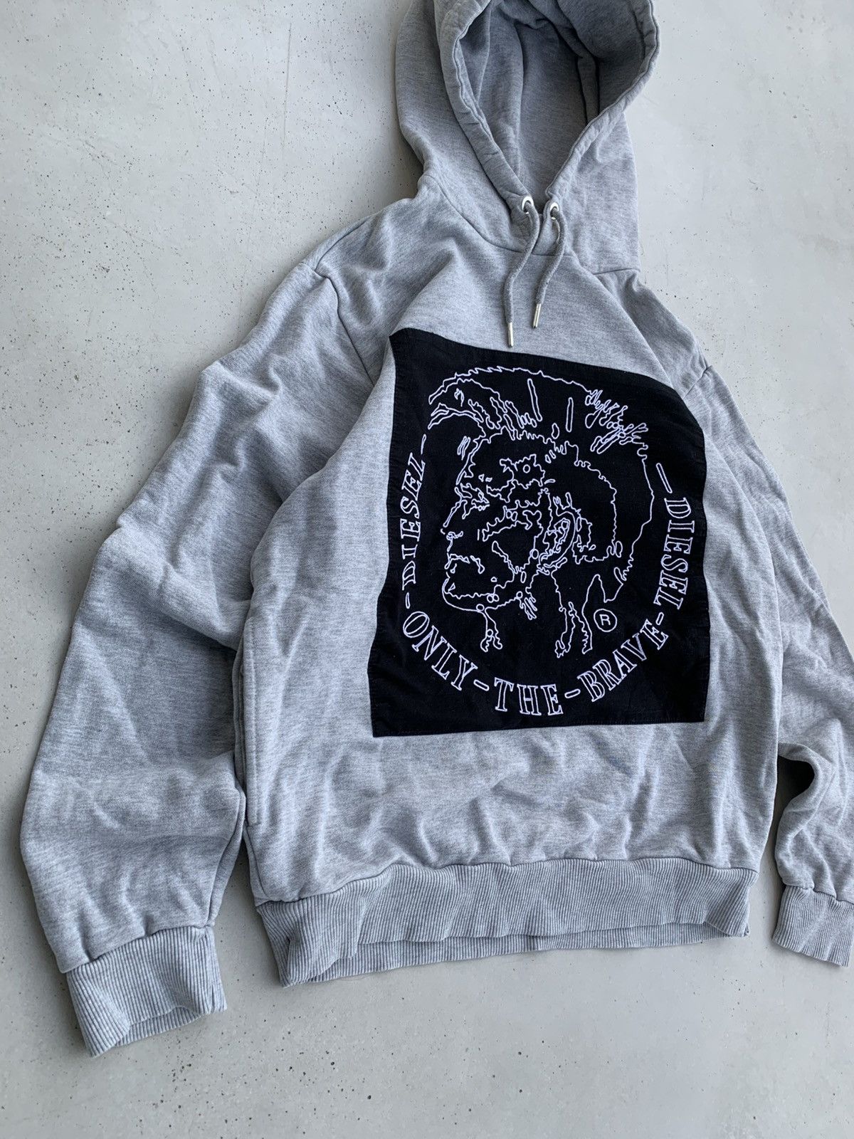 Diesel Diesel Hoodie Vintage Big Logo Avantgarde Style Sk8 Size US L / EU 52-54 / 3 - 3 Thumbnail