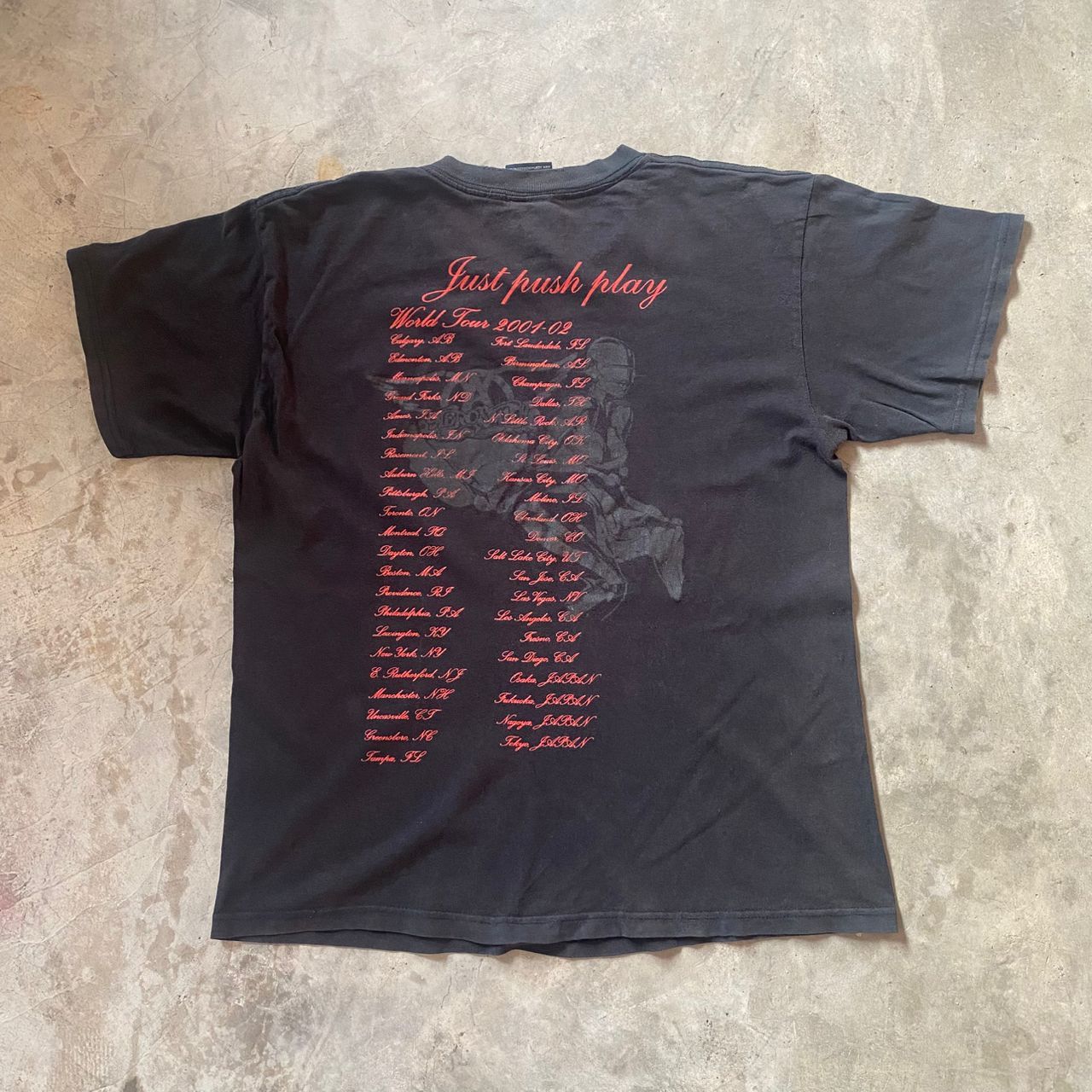Band Tees 💥Best Offer💥Vintage Aerosmith Line Up Promo Tshirt Size US M / EU 48-50 / 2 - 2 Thumbnail