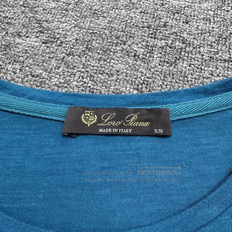 Loro Piana Loro Piana Solid Short Sleeve T-shirt. Size US XS / EU 42 / 0 - 2 Thumbnail