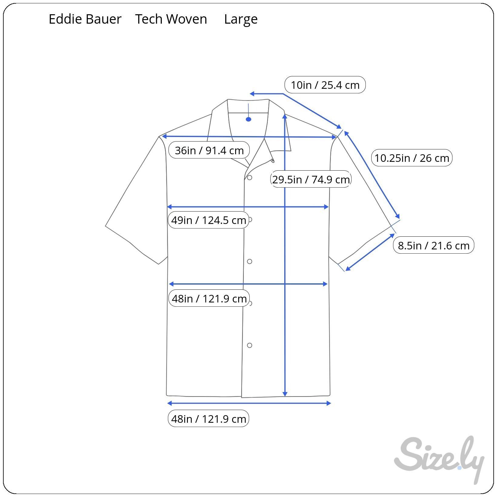 Eddie Bauer Eddie Bauer Mens Tech Woven Short Sleeve Shirt Large Tea Ros Size US L / EU 52-54 / 3 - 2 Thumbnail
