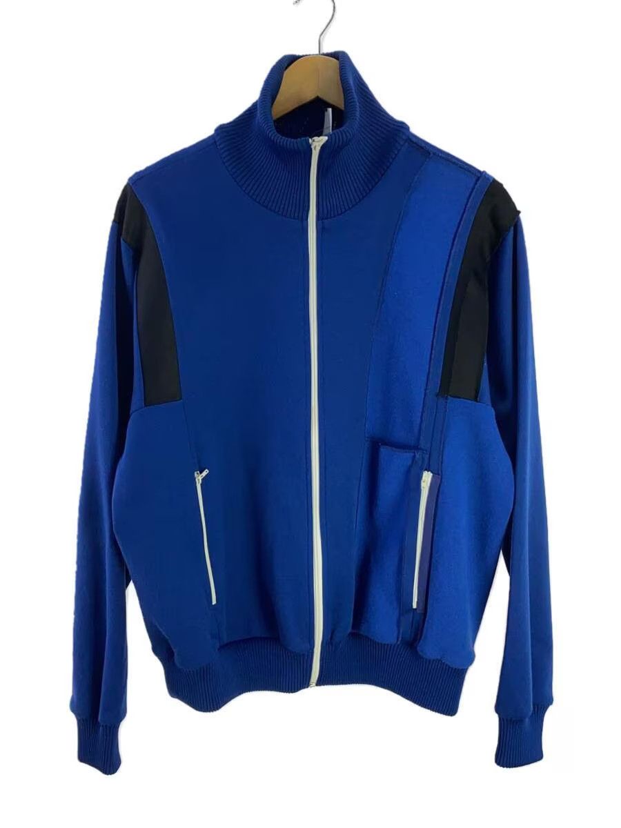image of Maison Margiela Reconstructed Track Jacket in Blue, Men's (Size Medium)