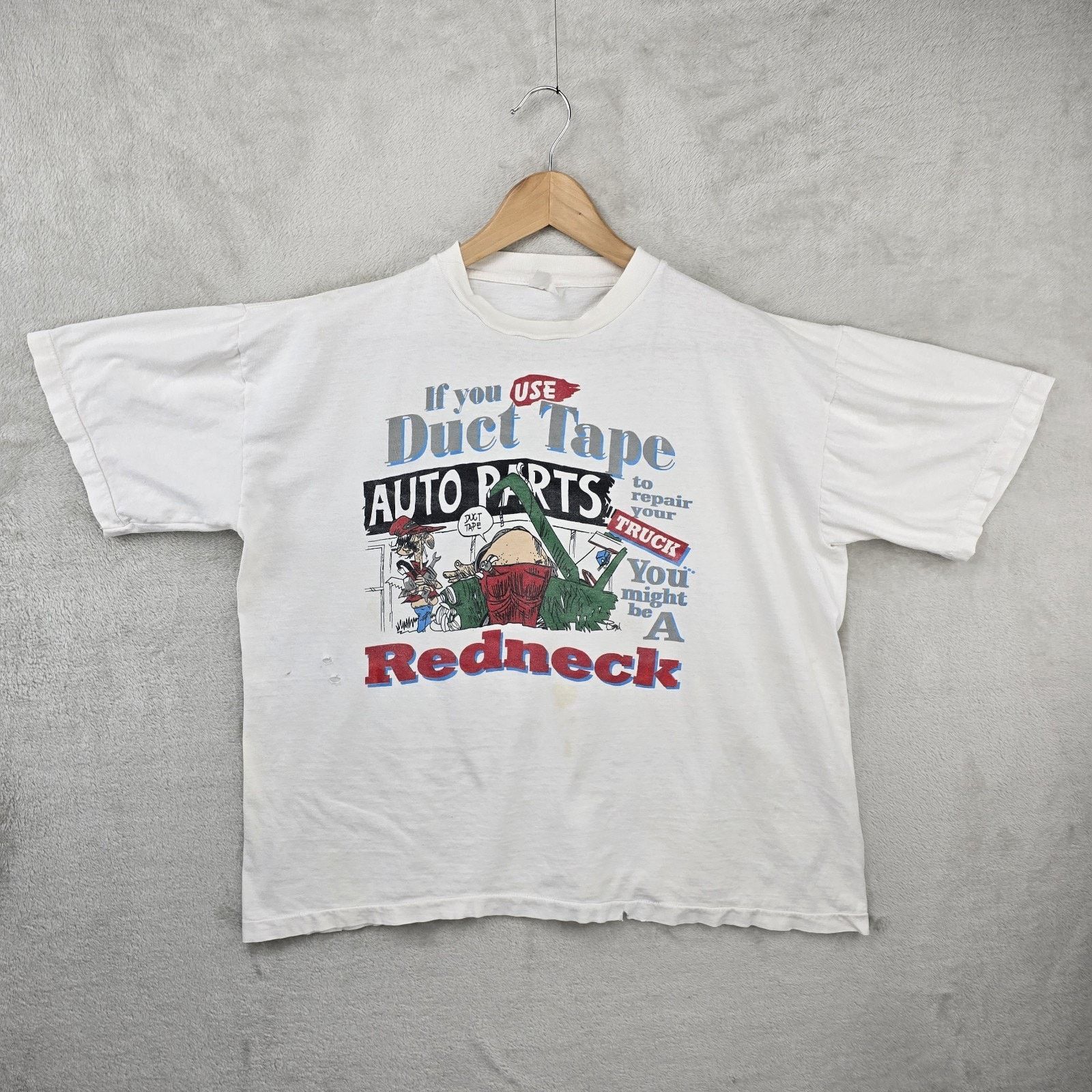 Other Vtg Jeff Foxworthy If You Use Duct Tape Redneck Shirt XL Size US XL / EU 56 / 4 - 2 Thumbnail