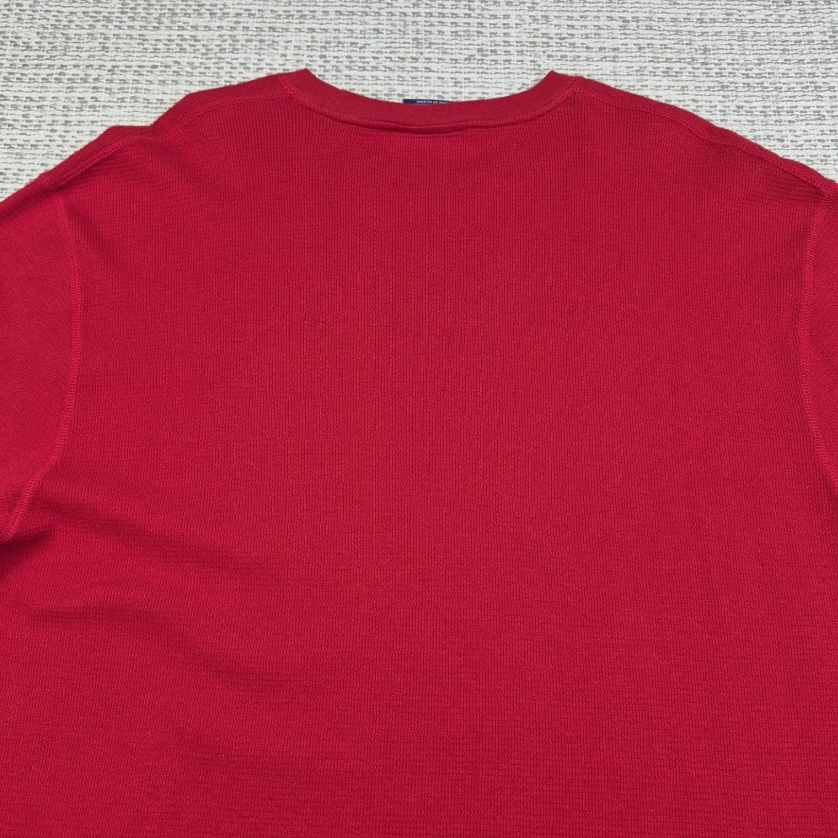 Polo Ralph Lauren Polo Ralph Lauren Pajama Top Mens XL Red Waffle Knit Long Sleeve Pajama Top Size US XL / EU 56 / 4 - 7 Thumbnail