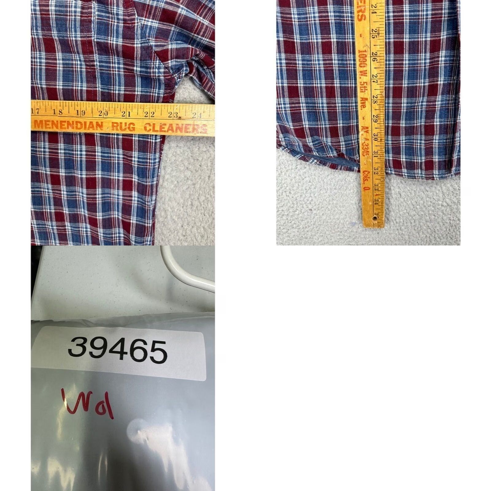 Vintage VINTAGE Wolverine Shirt Mens Medium Blue Red Plaid Thick Flannel Button-Down Work Pocket Size US M / EU 48-50 / 2 - 8 Thumbnail