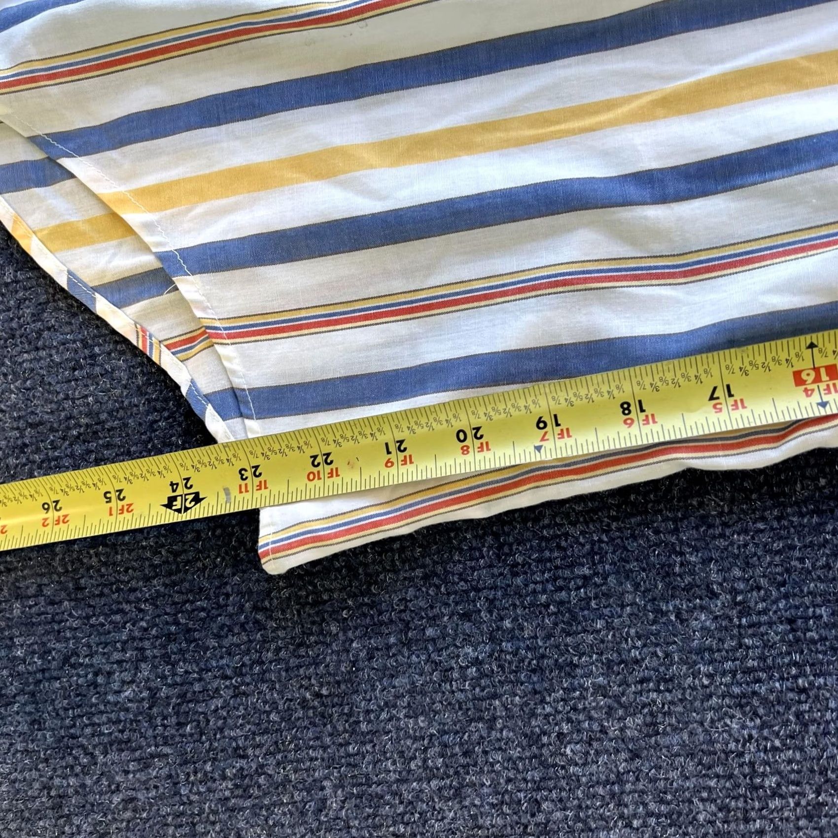 Vintage VINTAGE Manhattan Shirt Mens Medium Striped Button Down U-30 Collection 70s Size US M / EU 48-50 / 2 - 4 Thumbnail