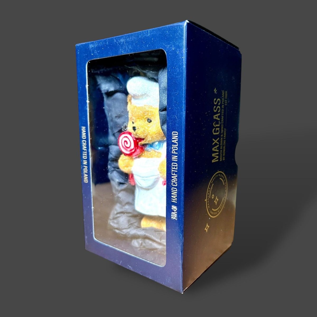 Other Max Glass Teddy Bear Pastry Chef Ornament 5.5” Size ONE SIZE - 7 Thumbnail