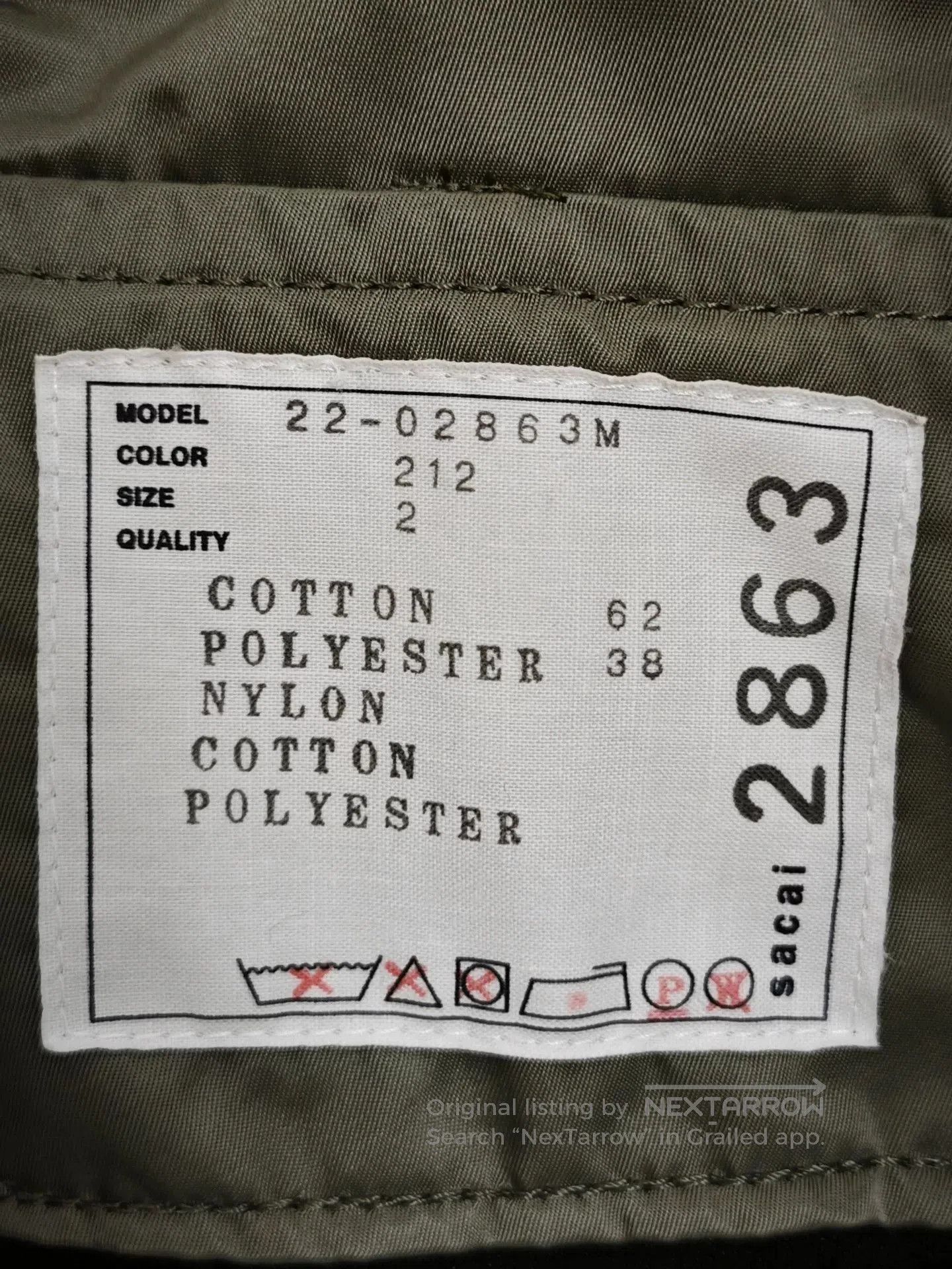 Sacai Sacai Spliced Zip Hooded Pilot Jacket. Size US M / EU 48-50 / 2 - 3 Thumbnail