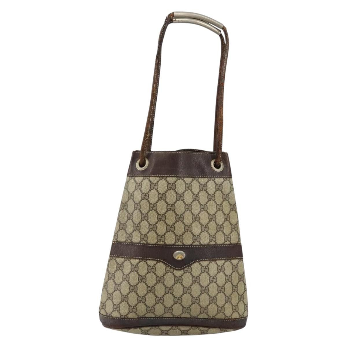 Gucci GUCCI GG Supreme Shoulder Bag Pvc Beige Gold Size ONE SIZE - 2 Thumbnail