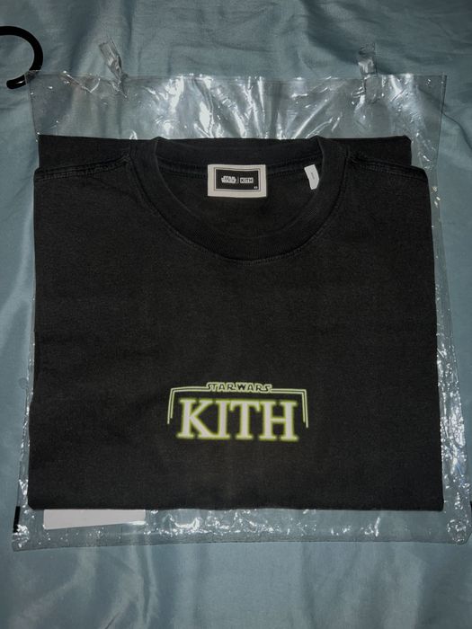 Kith Kith Star Wars green glow box logo vintage tee XS | Grailed