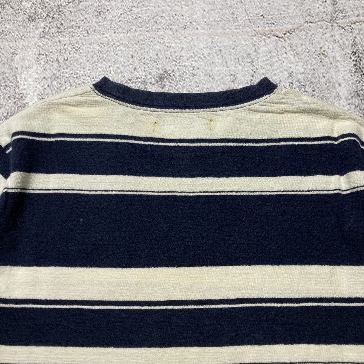 Tete Homme Vintage Tete Homme by Issey Miyake Stripe Longsleve Designer Size US L / EU 52-54 / 3 - 12 Thumbnail