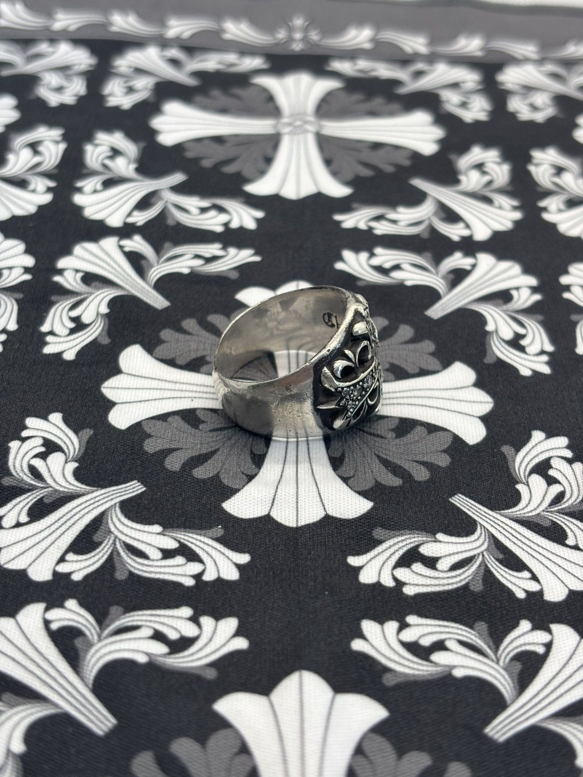 Chrome Hearts Chrome hearts diamond keeper ring Size ONE SIZE - 2 Thumbnail