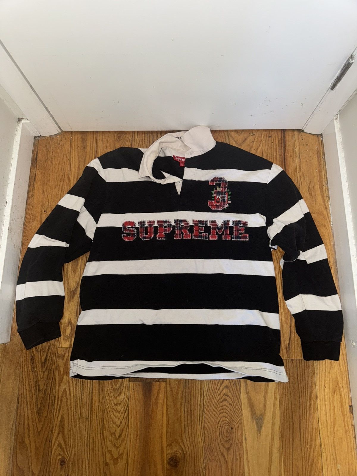 Supreme Supreme Striped Plaid Polo | Grailed