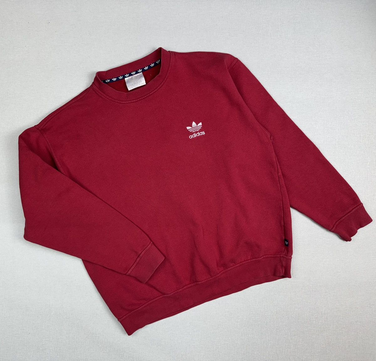 Adidas × Vintage Vintage Adidas Oversized Retro 90’ Crew Neck Sweatshirt Size US L / EU 52-54 / 3 - 2 Thumbnail