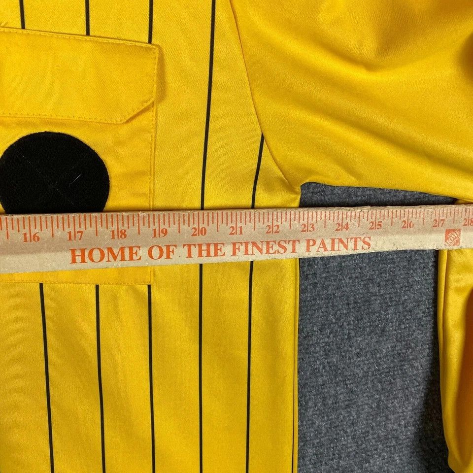 Other Score Polo Shirt Men's XL Long Sleeve 100% Polyester Yellow Size US XL / EU 56 / 4 - 4 Thumbnail