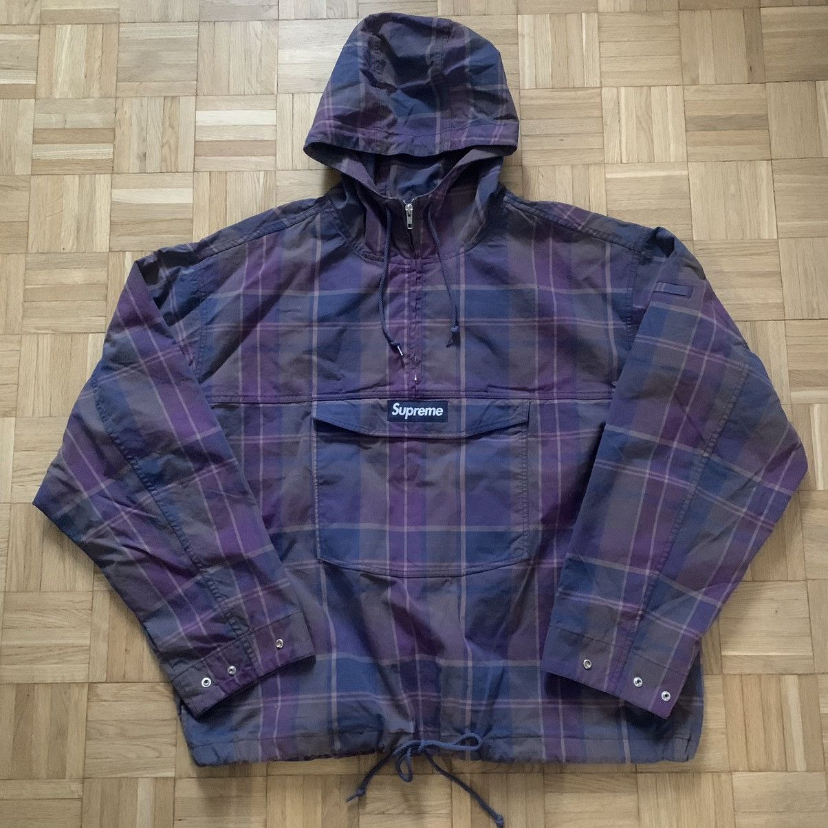 一部予約販売 Cotton シュプリーム Supreme Cotton Utility Supreme Utility Plaid Anorak  Plaid Plaid XL ジャケット・アウター