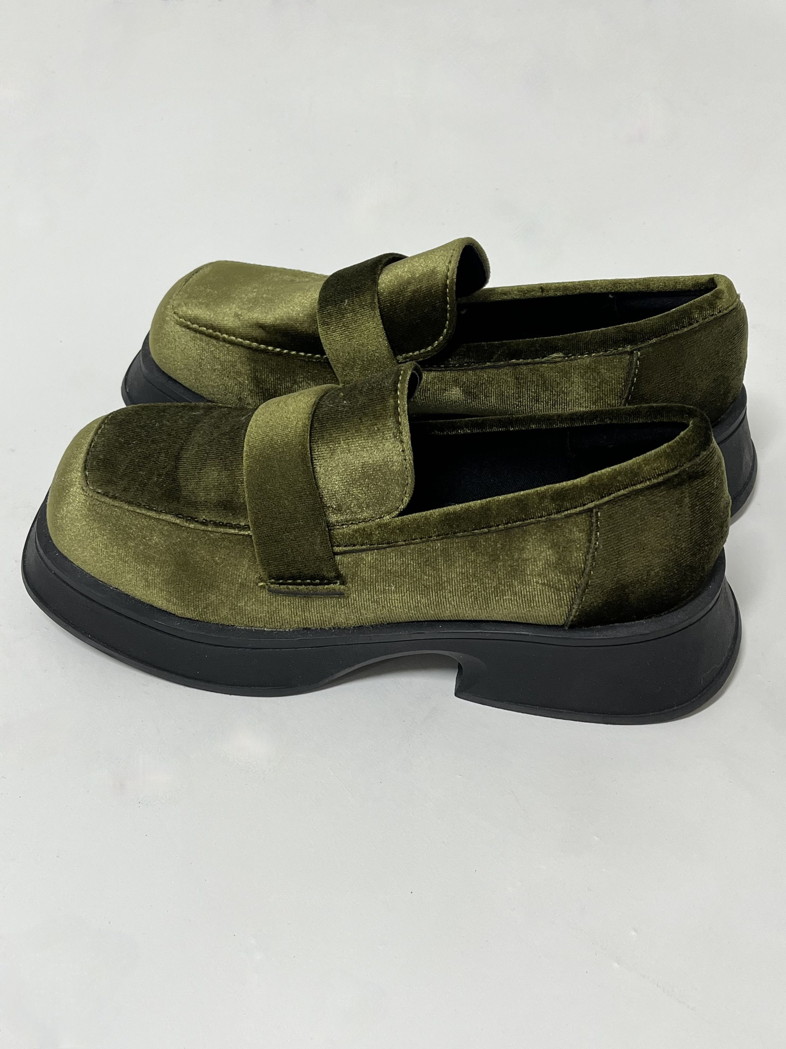 Other Maka Show velvet platform loafer Size US 9 / IT 39 - 1 Thumbnail