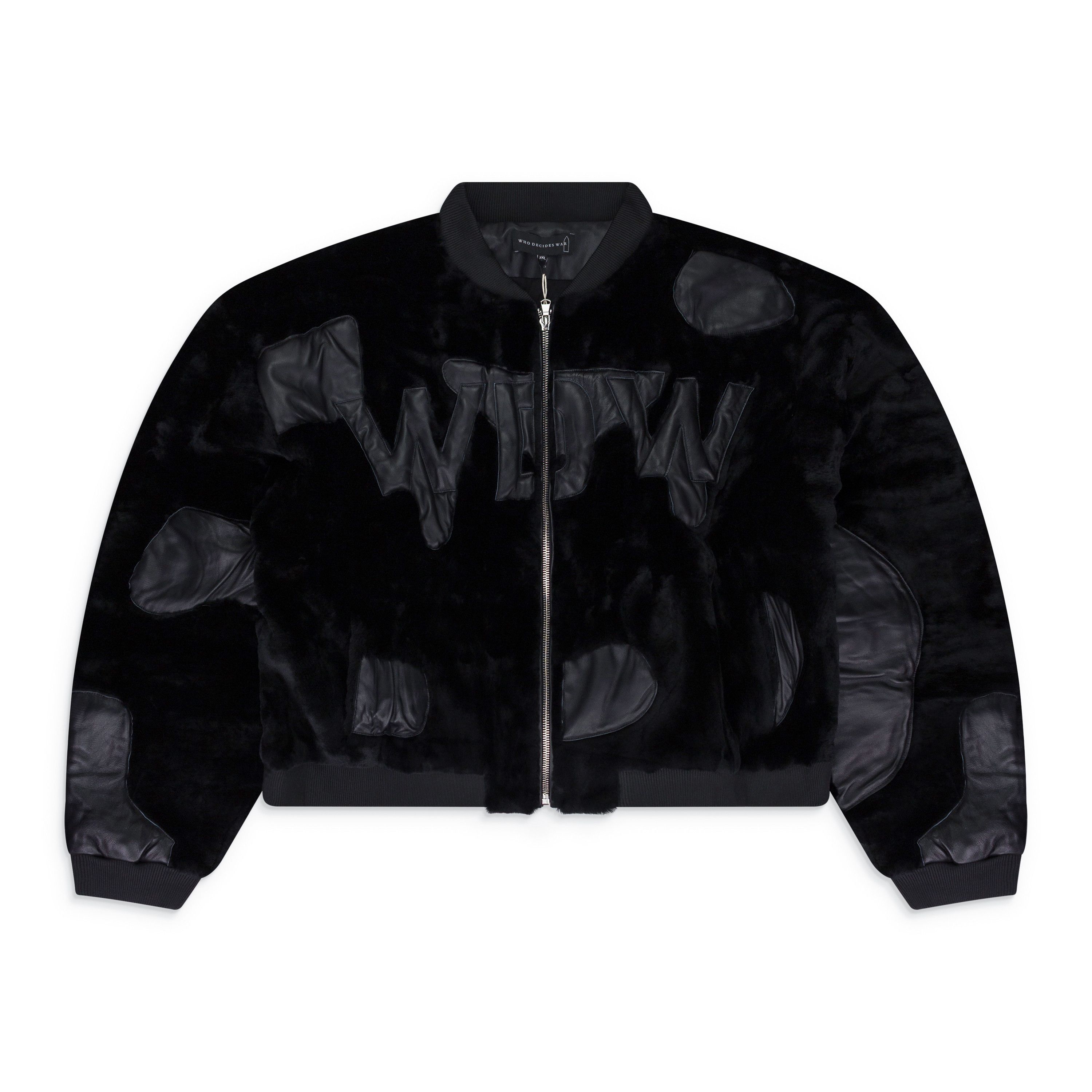 Who Decides War BLACK DIGI BOMBER SIZE XXL