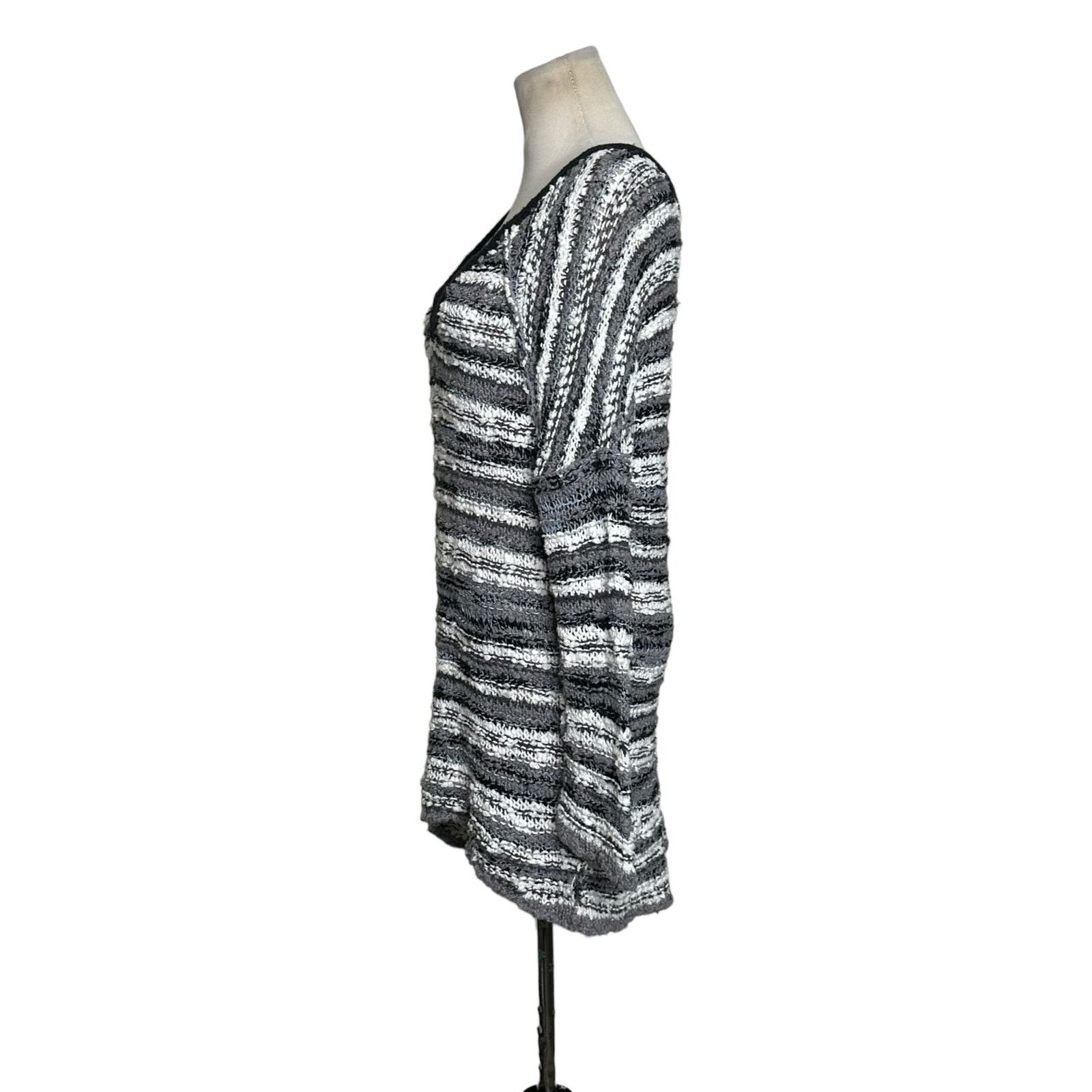 Free People Free People striped v neck oversize sweater size XS Size XS / US 0-2 / IT 36-38 - 7 Thumbnail
