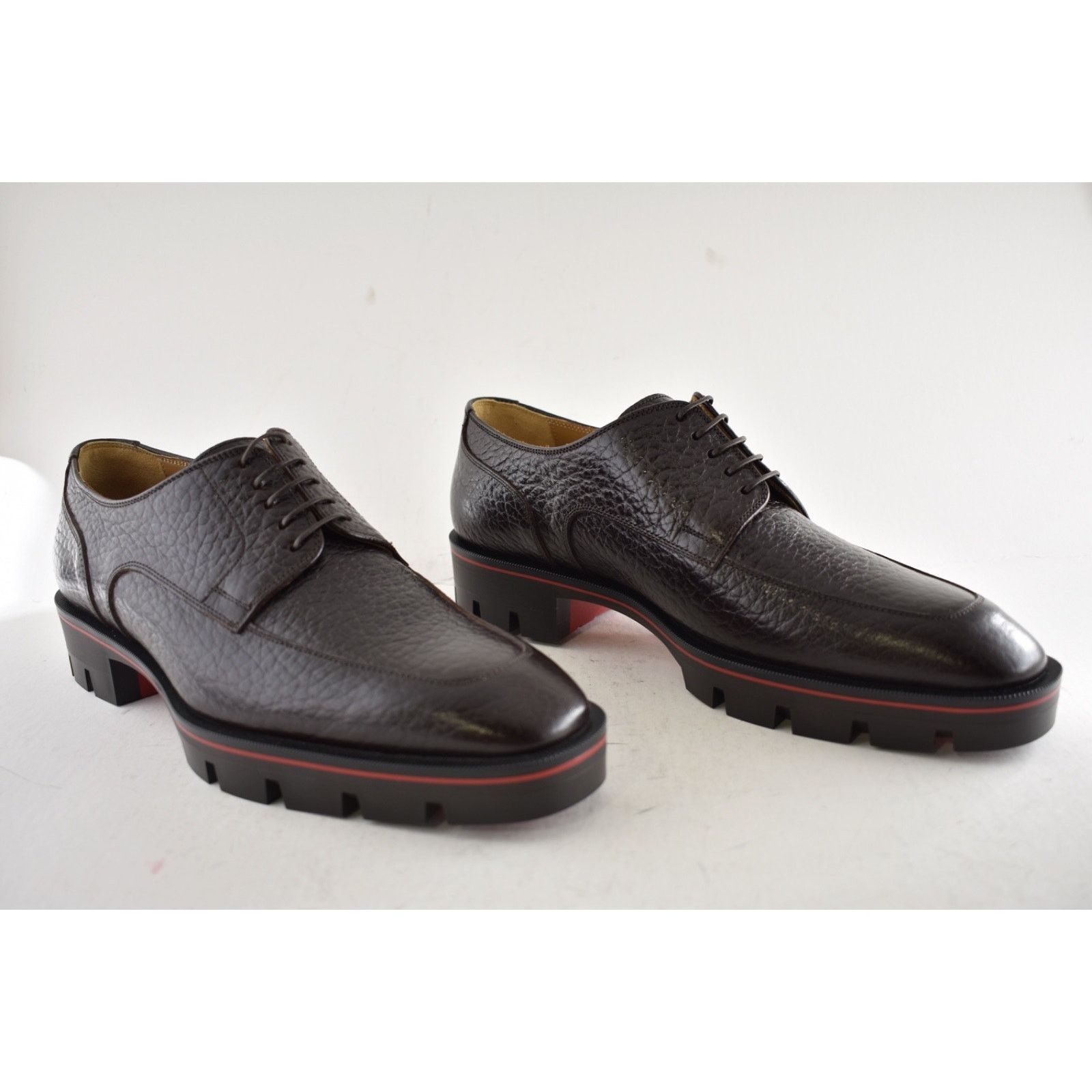 Christian Louboutin Christian Louboutin Brown Lug Sole Derby Oxford Loafer 43 10 Size US 10 / EU 43 - 4 Thumbnail