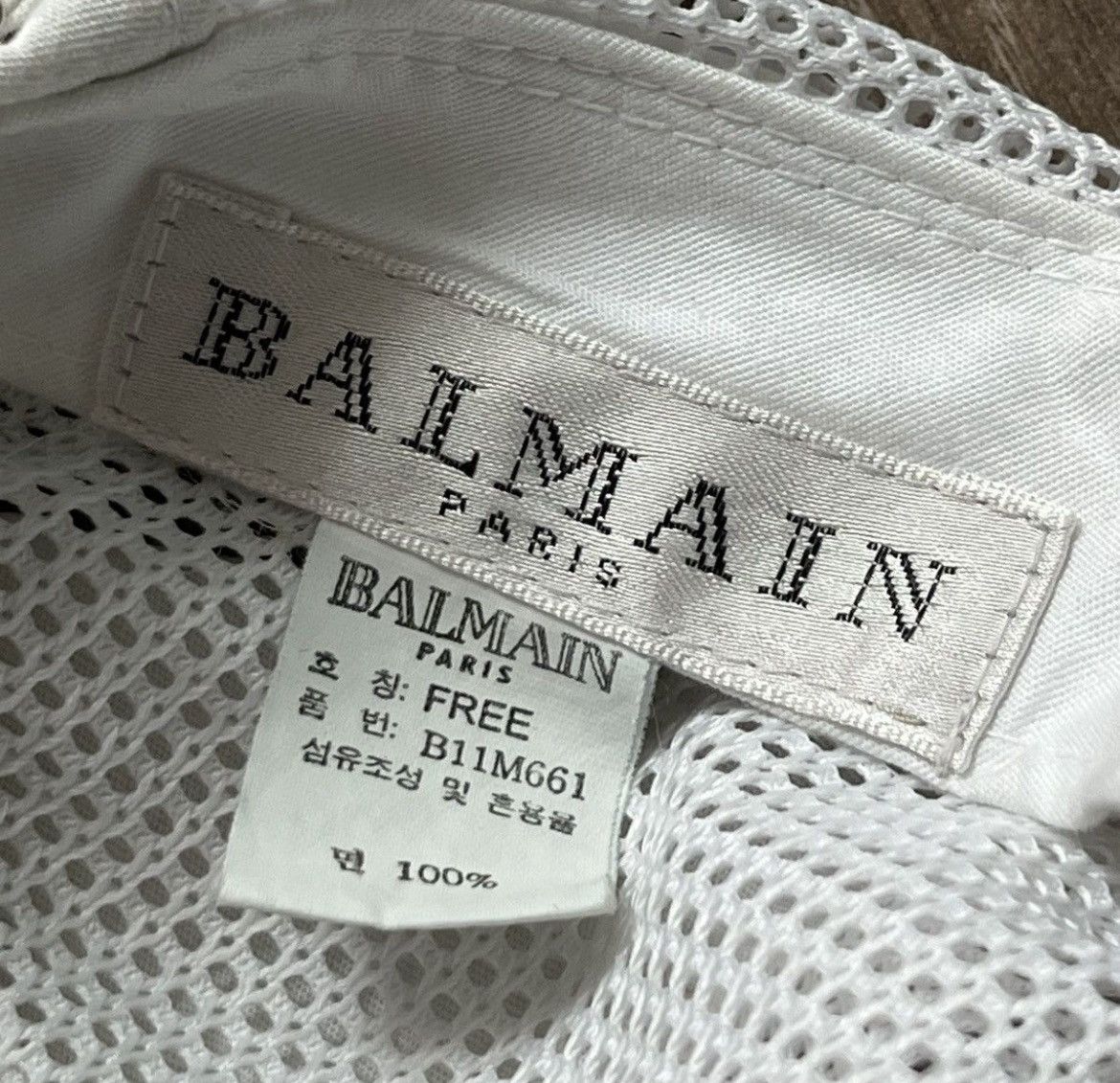 Balmain Vintage Balmain luxury cap Size ONE SIZE - 8 Thumbnail