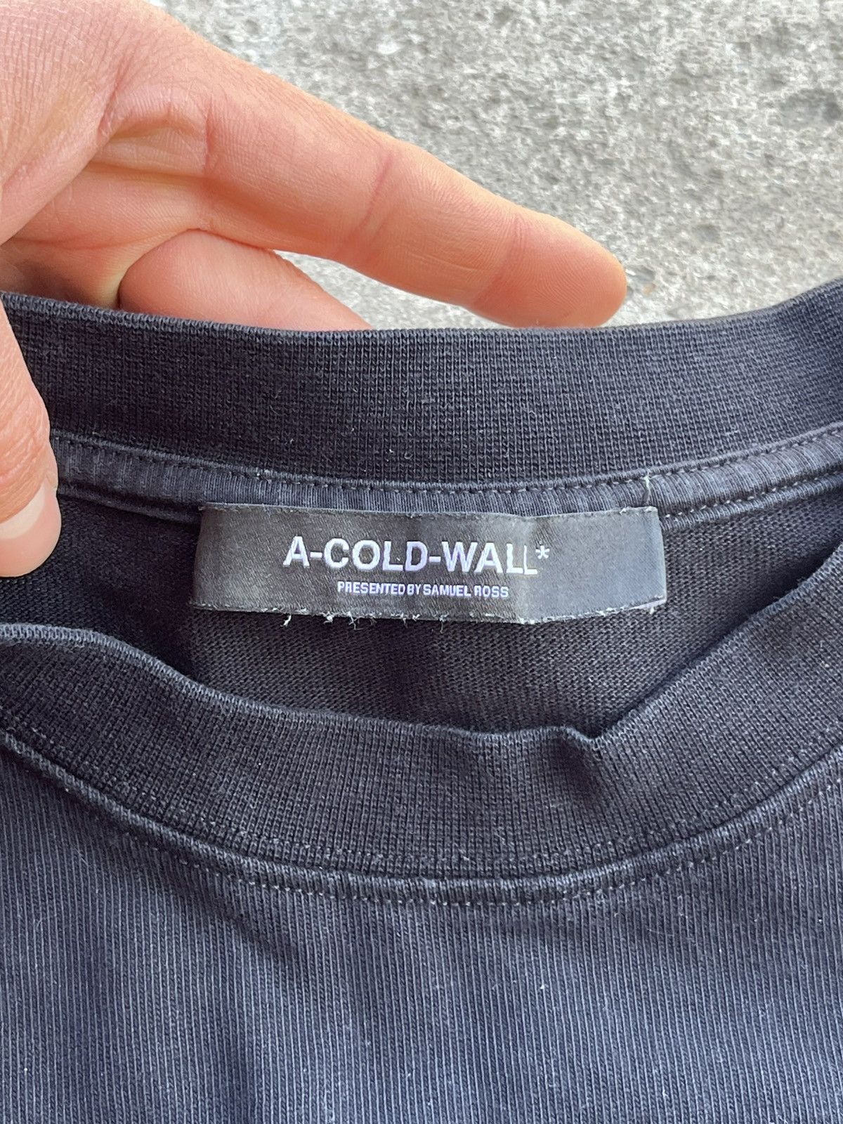 A-COLD-WALL* A-Cold-Wall Big Logo Overprint Boxy Baggy Oversized T-Shirt Size US S / EU 44-46 / 1 - 7 Thumbnail