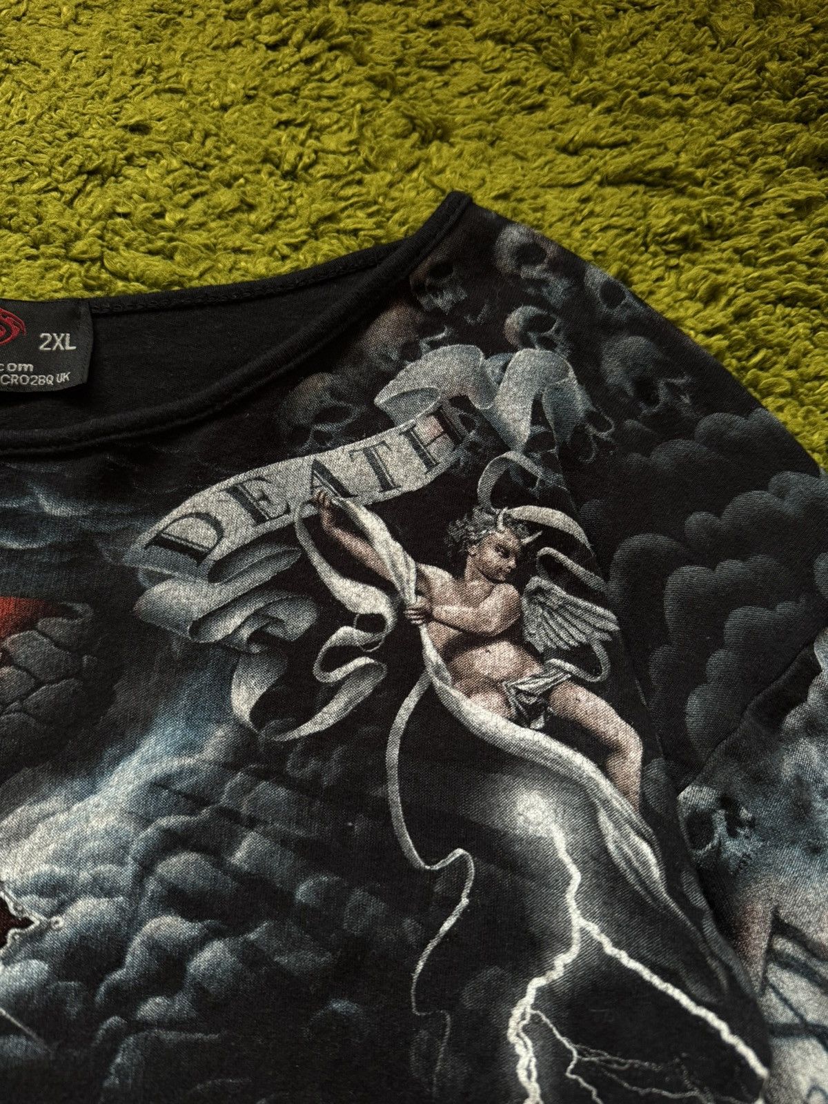 If Six Was Nine Spiral 2000s vintage gothic opium Y2K style longsleeve Size XXL / US 16-18 / IT 52-54 - 4 Thumbnail