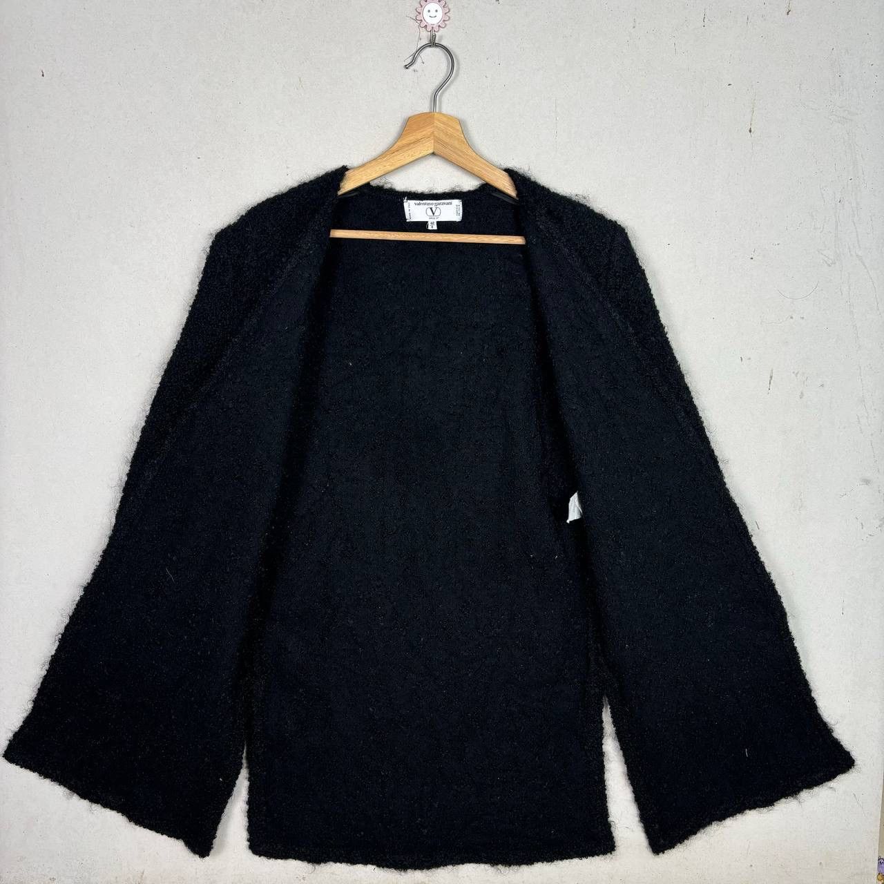 Valentino Vintage Valentino Miss V Mohair Wool Cardigan Jacket Black Size M / US 6-8 / IT 42-44 - 3 Thumbnail