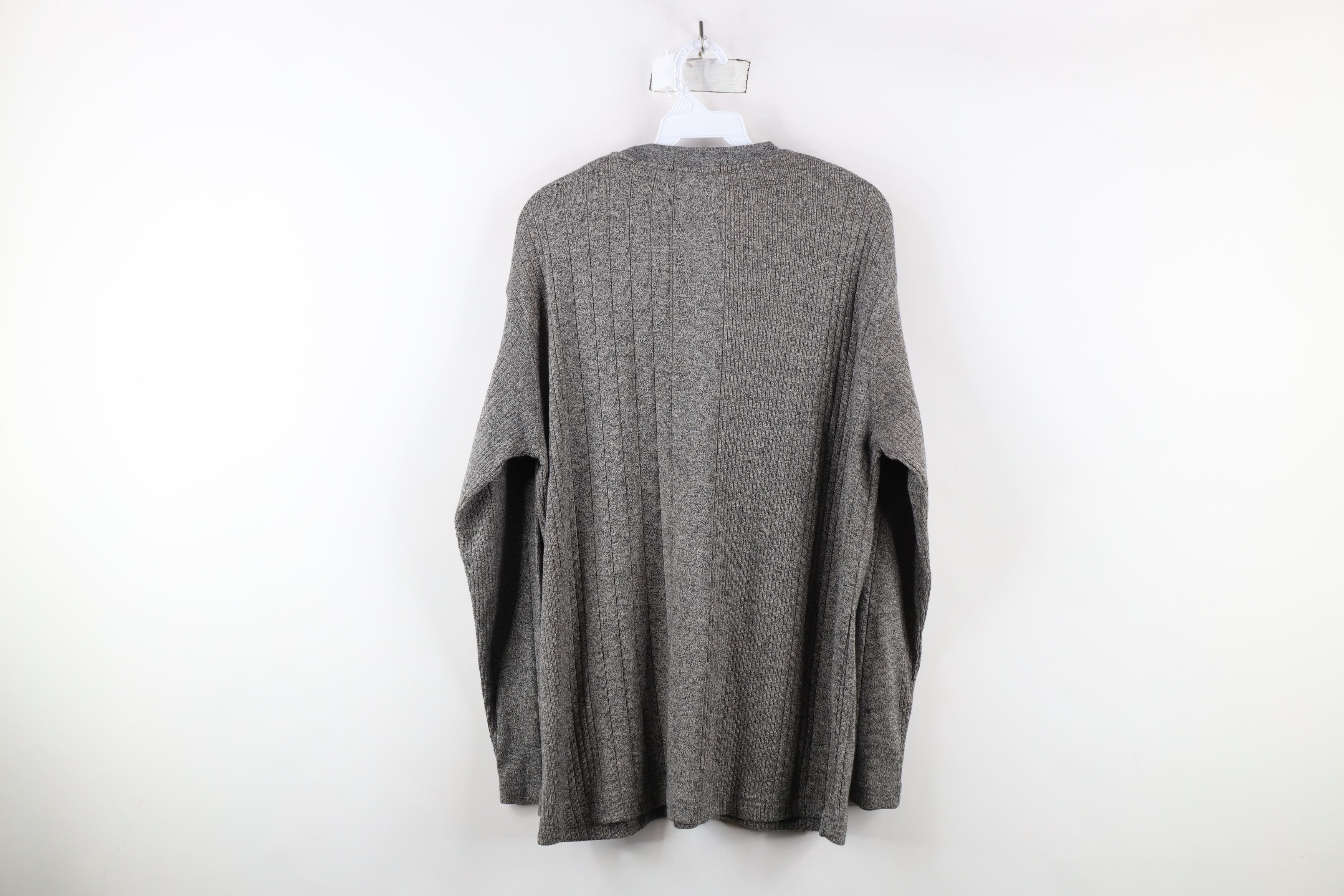 Vintage Vintage 90s Streetwear Ribbed Knit Long Sleeve T-Shirt Size US M / EU 48-50 / 2 - 8 Thumbnail