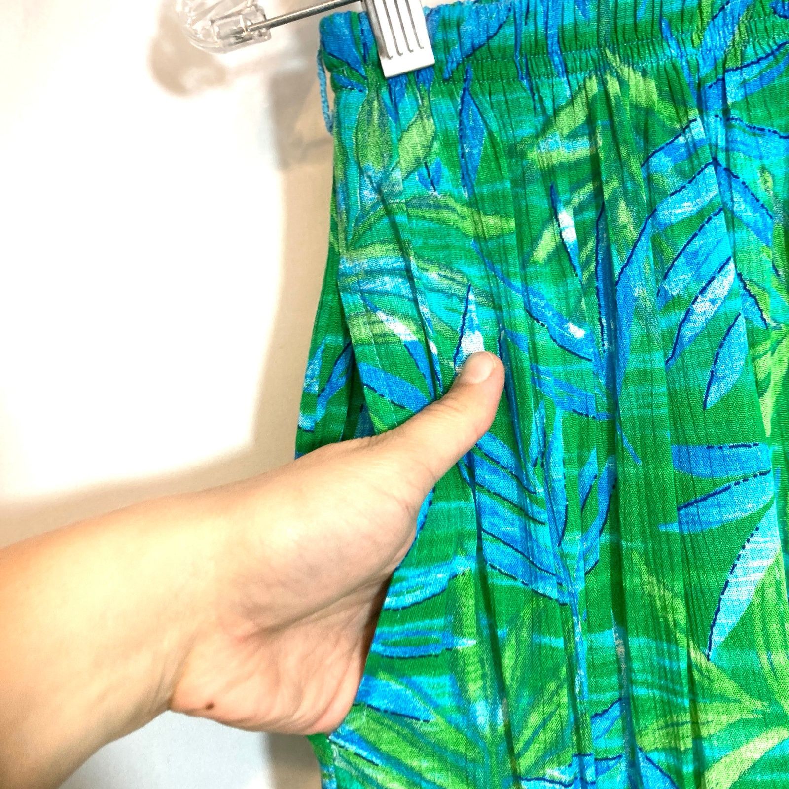 Other Vintage Key Lime Pie Tropical Top Pants 2 Piece Matching Set Size 28" / US 6 / IT 42 - 13 Thumbnail