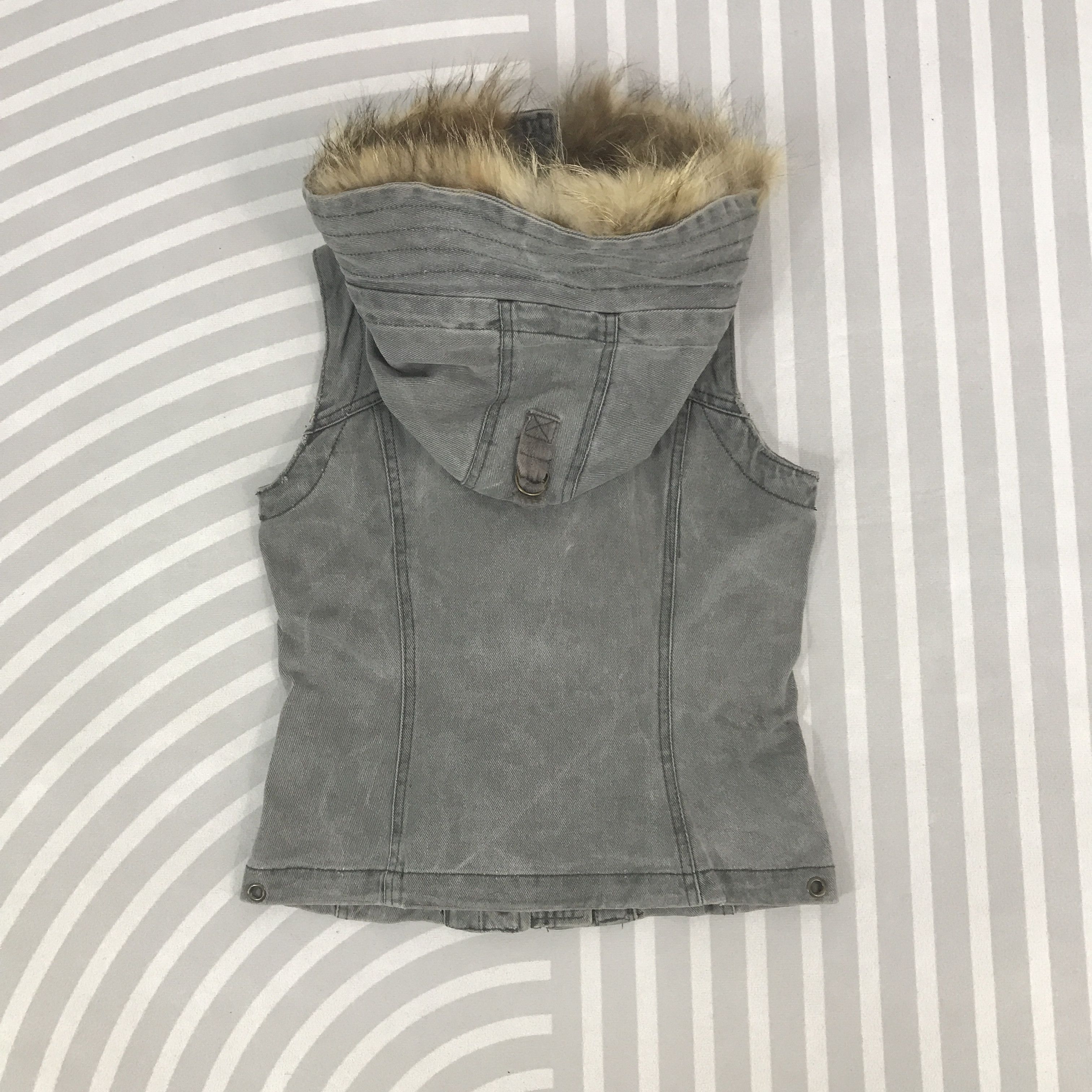 Japanese Brand × Vintage Vintage Sardynx Japan Punk vest fur hoodies Jacket Size US S / EU 44-46 / 1 - 3 Thumbnail