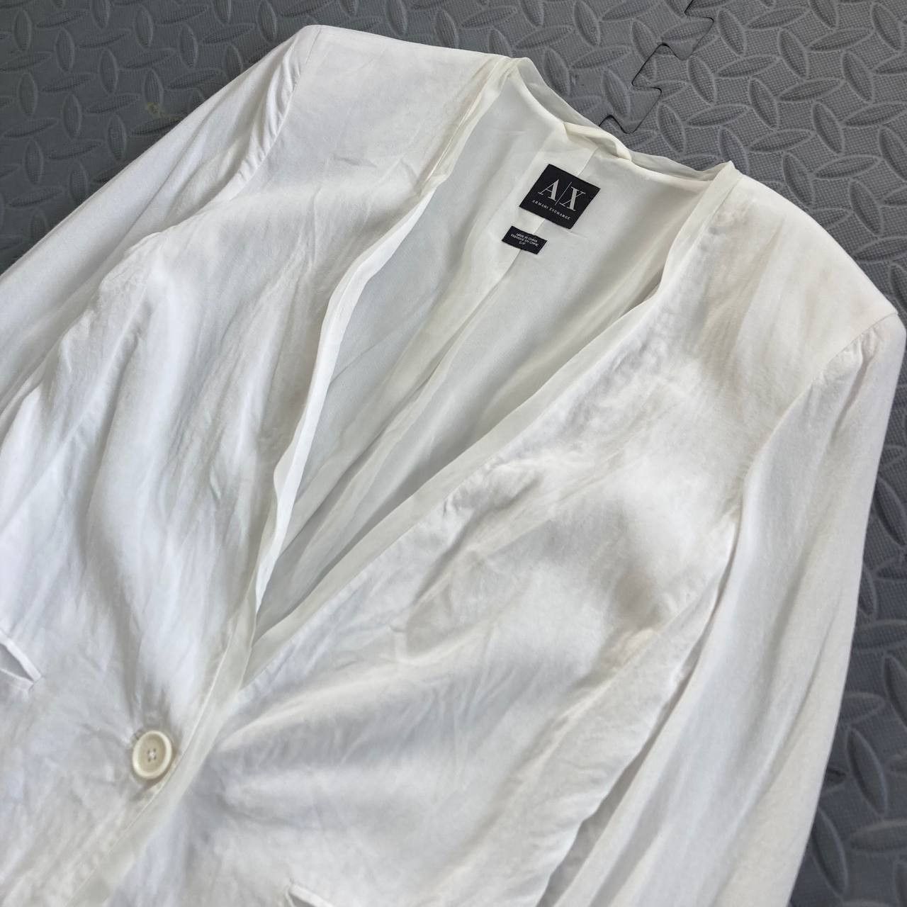 Armani Exchange Single Button Padded Blazer Size S / US 4 / IT 40 - 7 Thumbnail