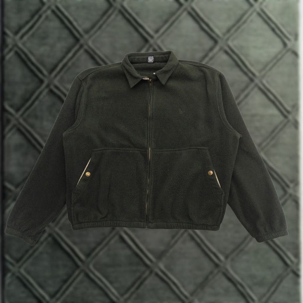 Ralph Lauren VINTAGE Polo Ralph Lauren Sweater Main Selling Point Polo Ralph Lauren Shirt Adult 2XL Green Fleece Full Zip 2XL Mens Size US XXL / EU 58 / 5 - 1 Thumbnail