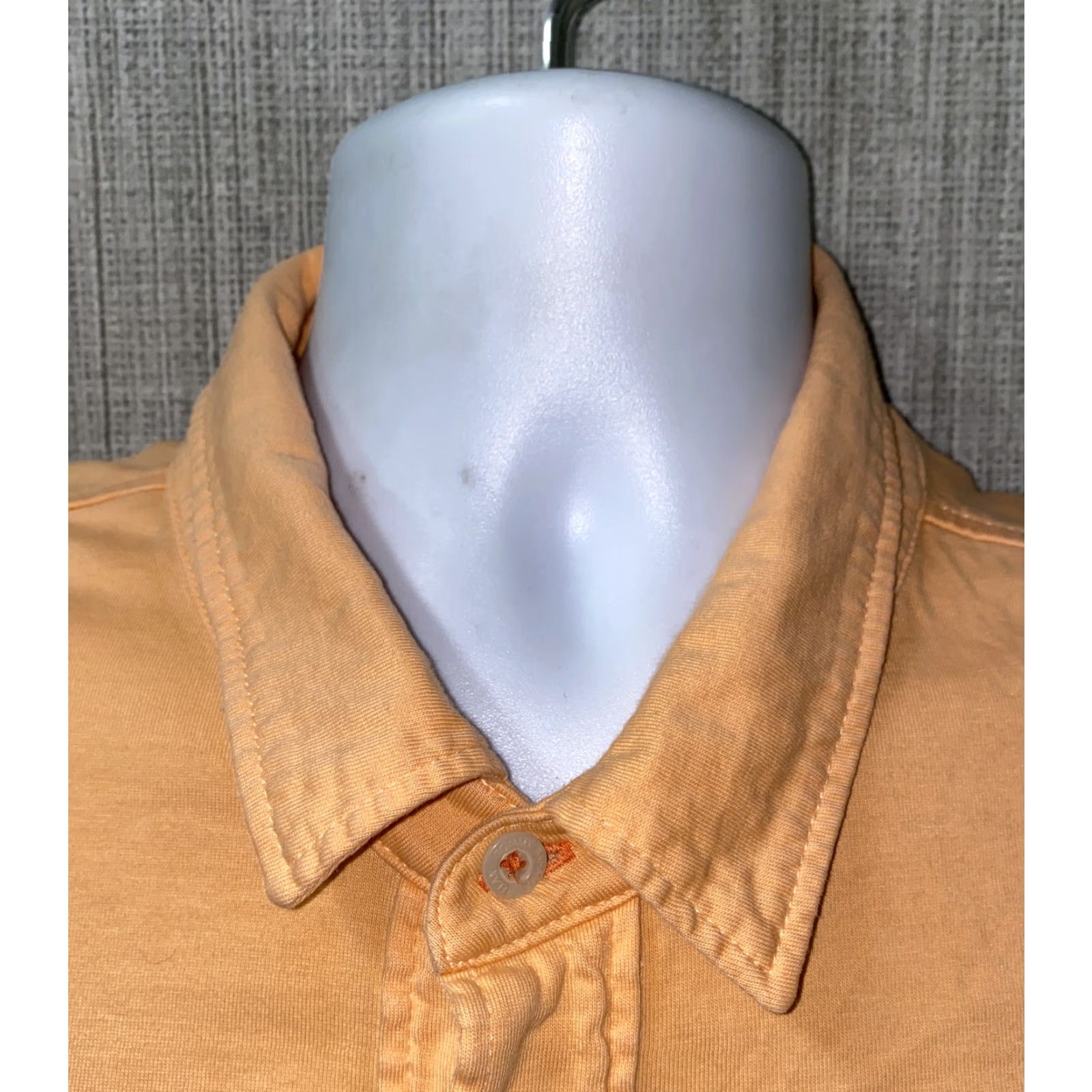 Tommy Bahama Tommy Bahama Relax Mens Orange Short Sleeve Golf Polo Shirt Size L Pima Cotton Size US L / EU 52-54 / 3 - 3 Thumbnail