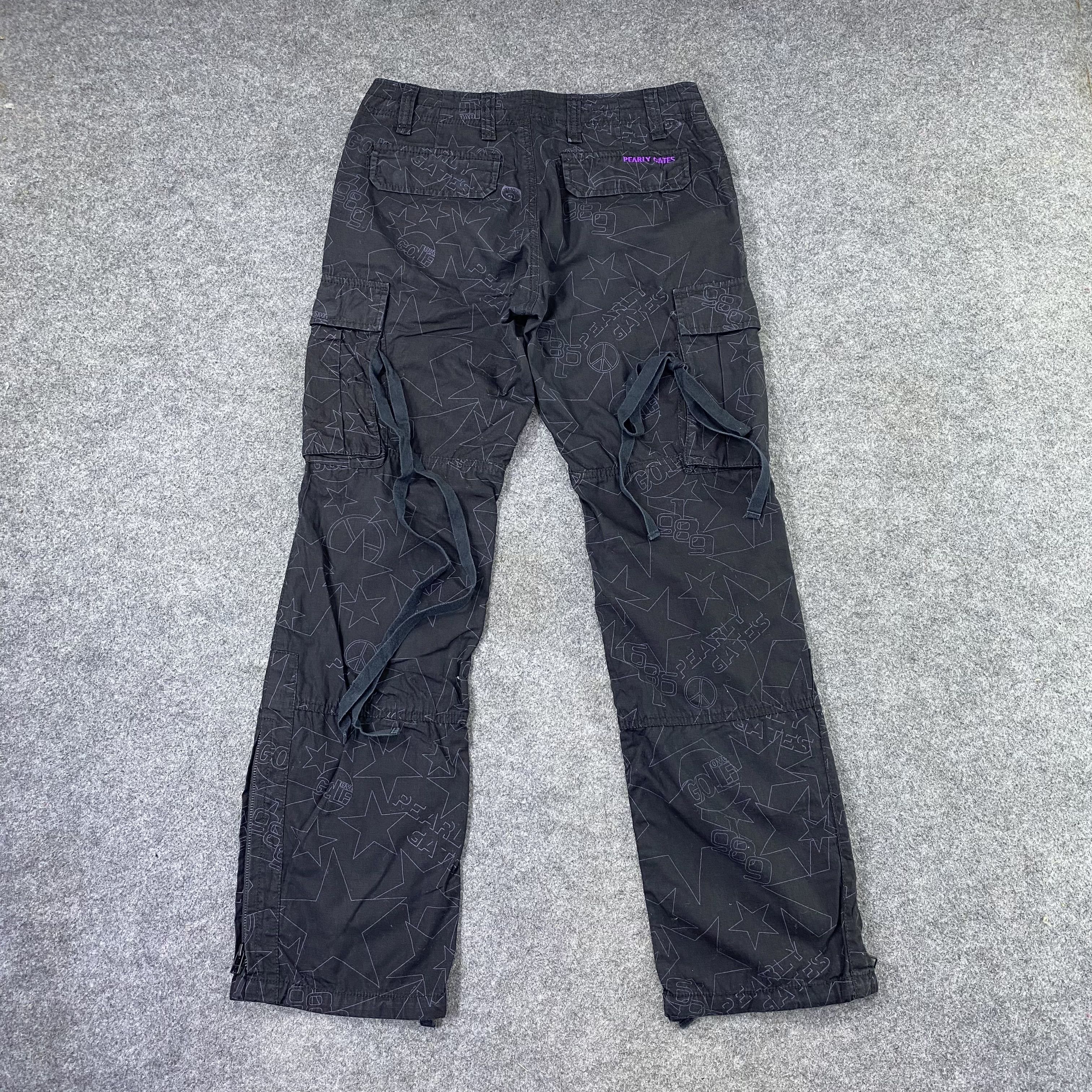 Designer × Japanese Brand Vintage Pearly Gates Full Print Cargo Pants - C015 Size US 30 / EU 46 - 2 Thumbnail