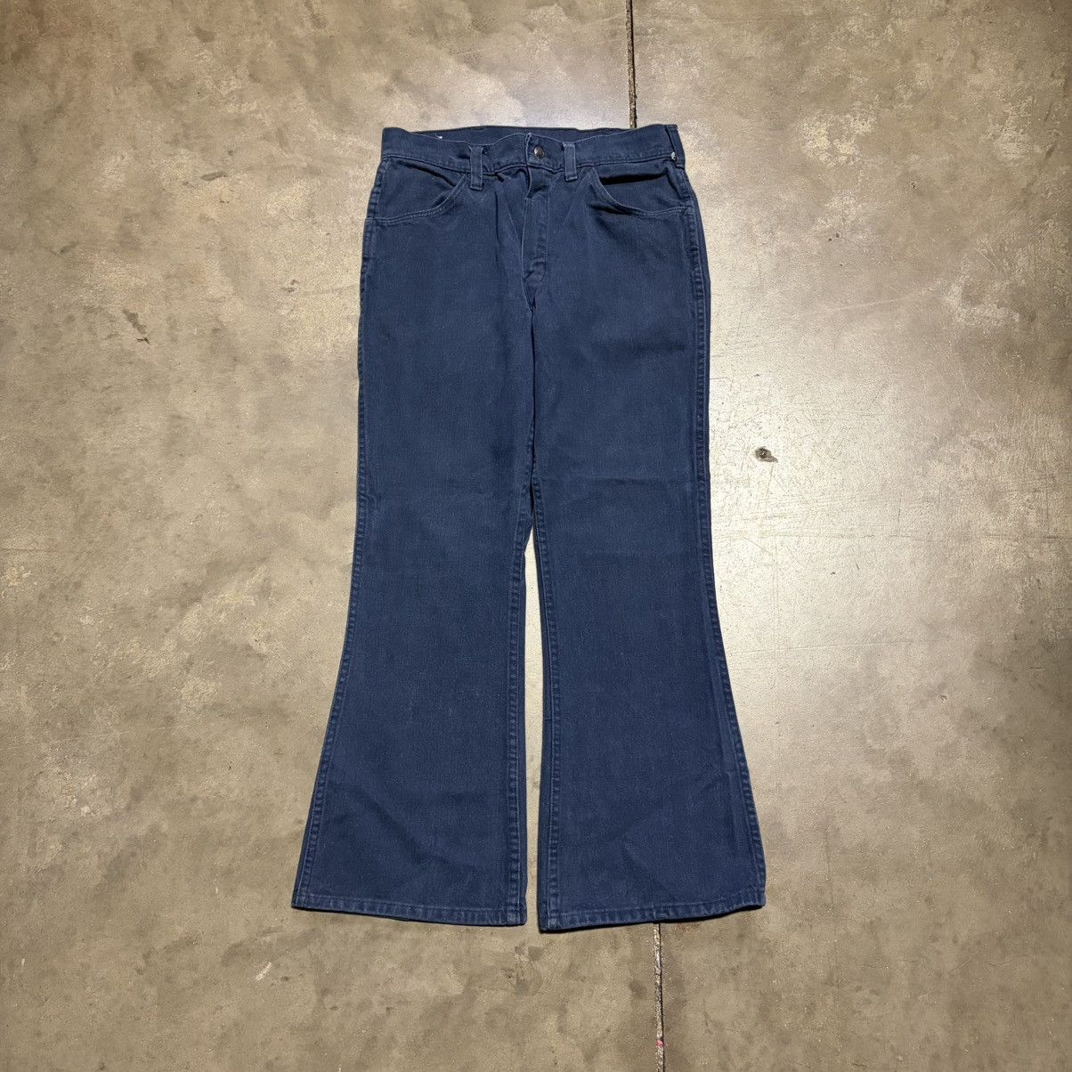 Vintage Vintage 70s Big Yank Bell Bottom Flare Boot Cut Denim Jeans Size US 28 / EU 44 - 1 Thumbnail