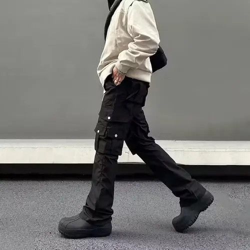 Japanese Brand × Vintage Straight Boot Cut Flared Pocket Cargo Jeans Size US 30 / EU 46 - 4 Thumbnail
