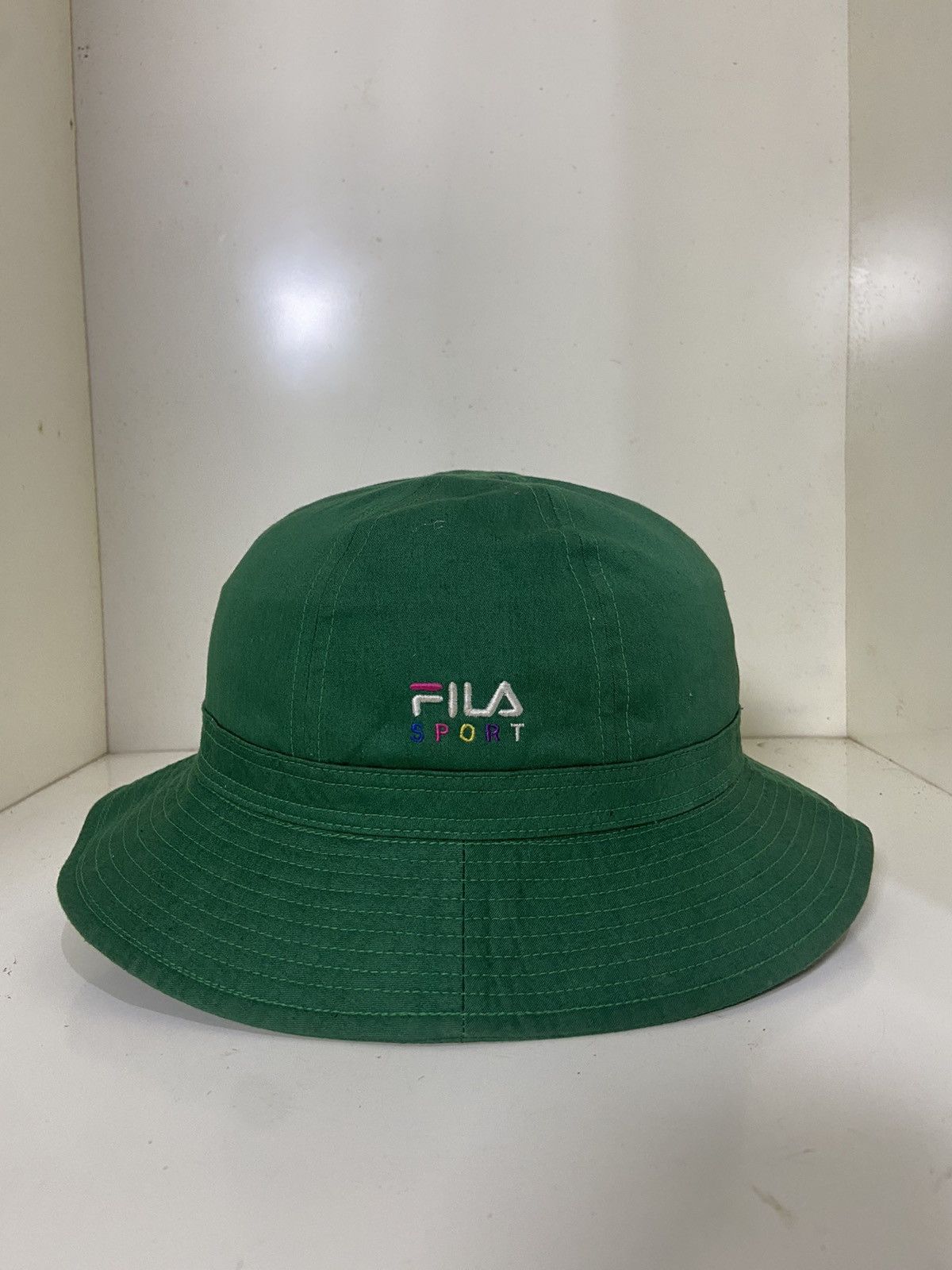 Fila × Vintage VTG 90s fila bucket hat Size ONE SIZE - 1 Thumbnail