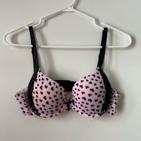 Other Carisma Pink & Black w/ Lace Bra Size ONE SIZE - 1 Thumbnail
